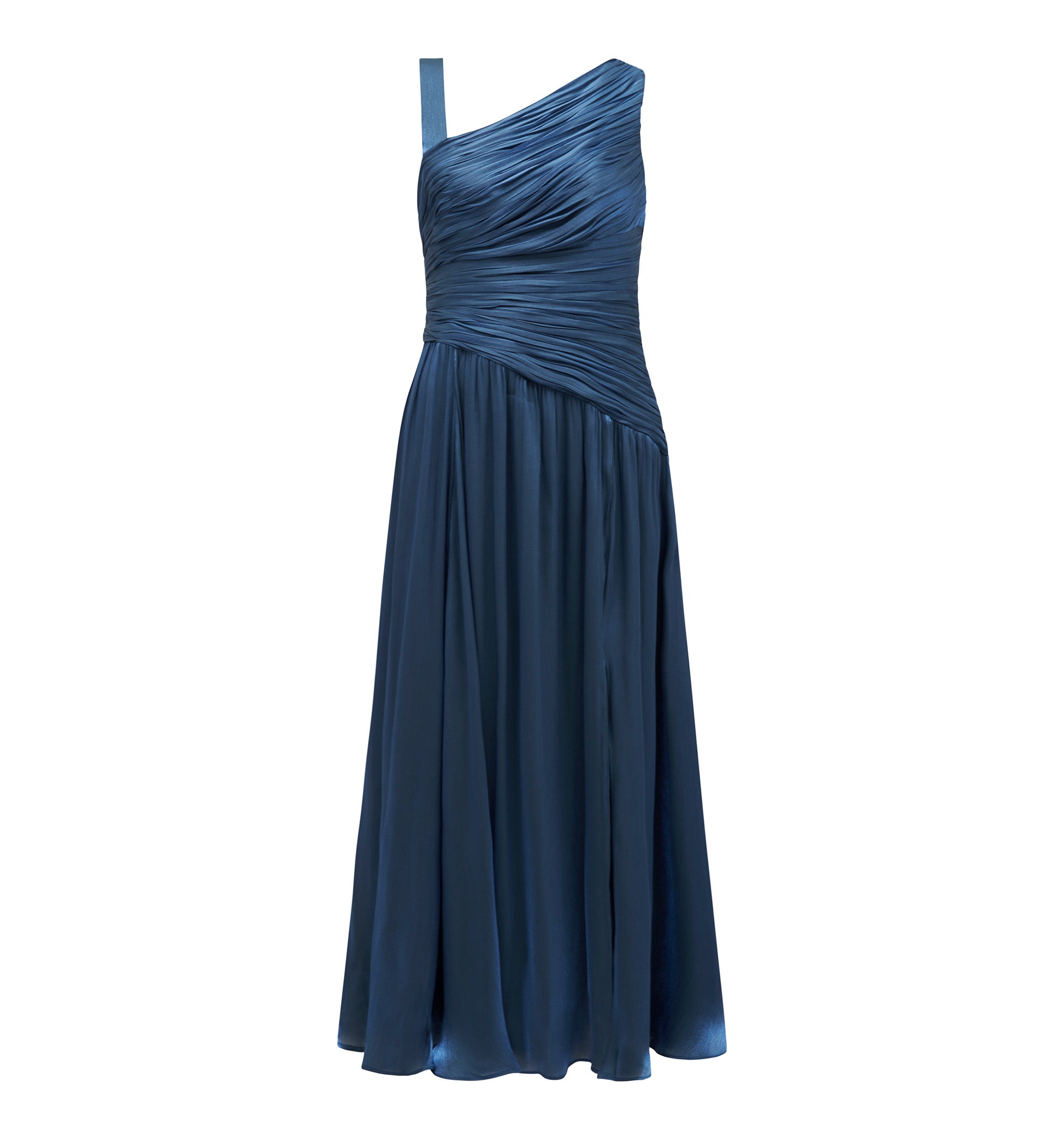 Nya Petite Metallic Asym Maxi Dress