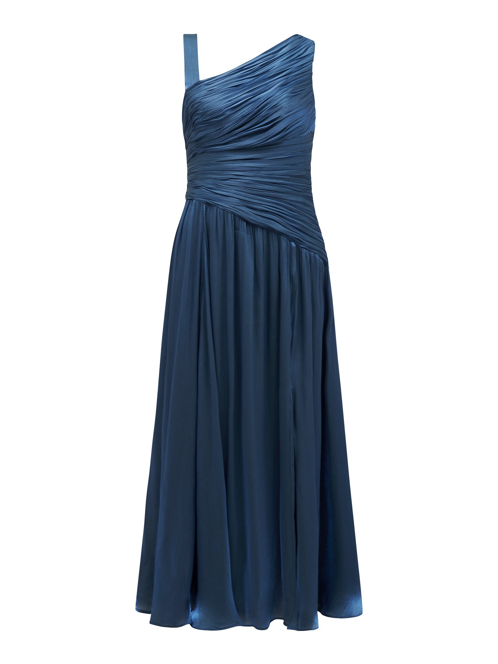  Nya Petite Metallic Asym Maxi Dress