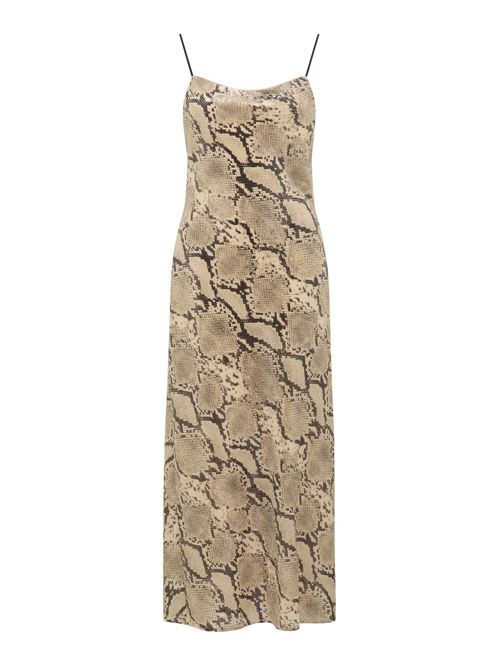  Kennedy Sequin Print Midi Dress