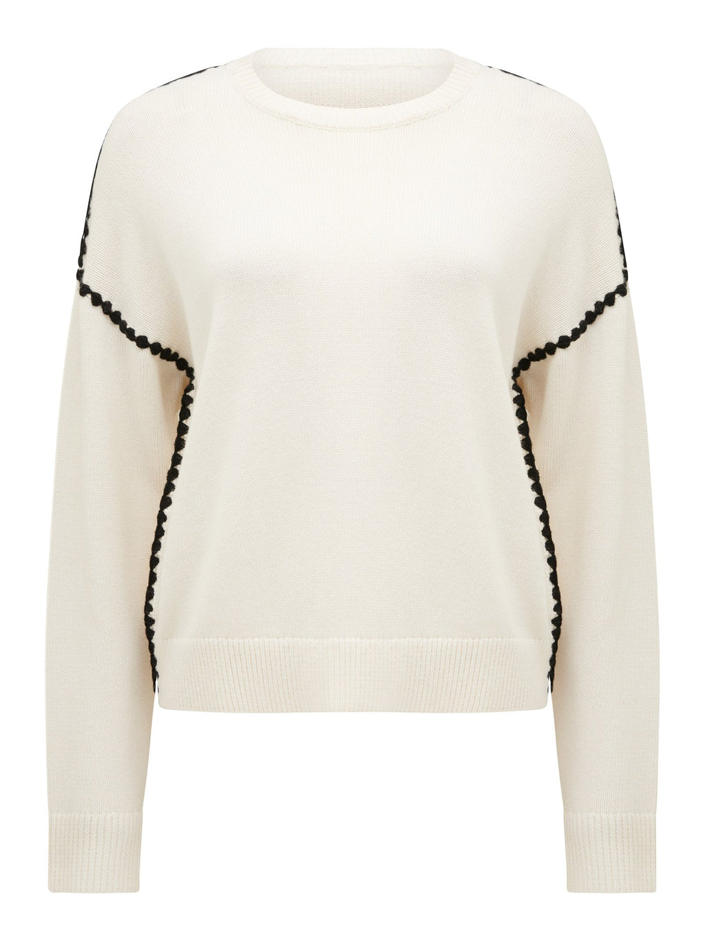 Tiffany Crochet Whipstitch Sweater