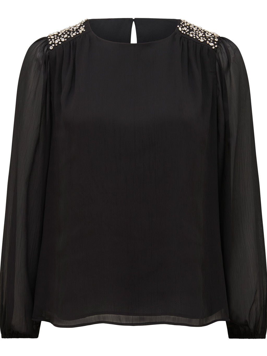  Dolly Beaded Yoke Blouse
