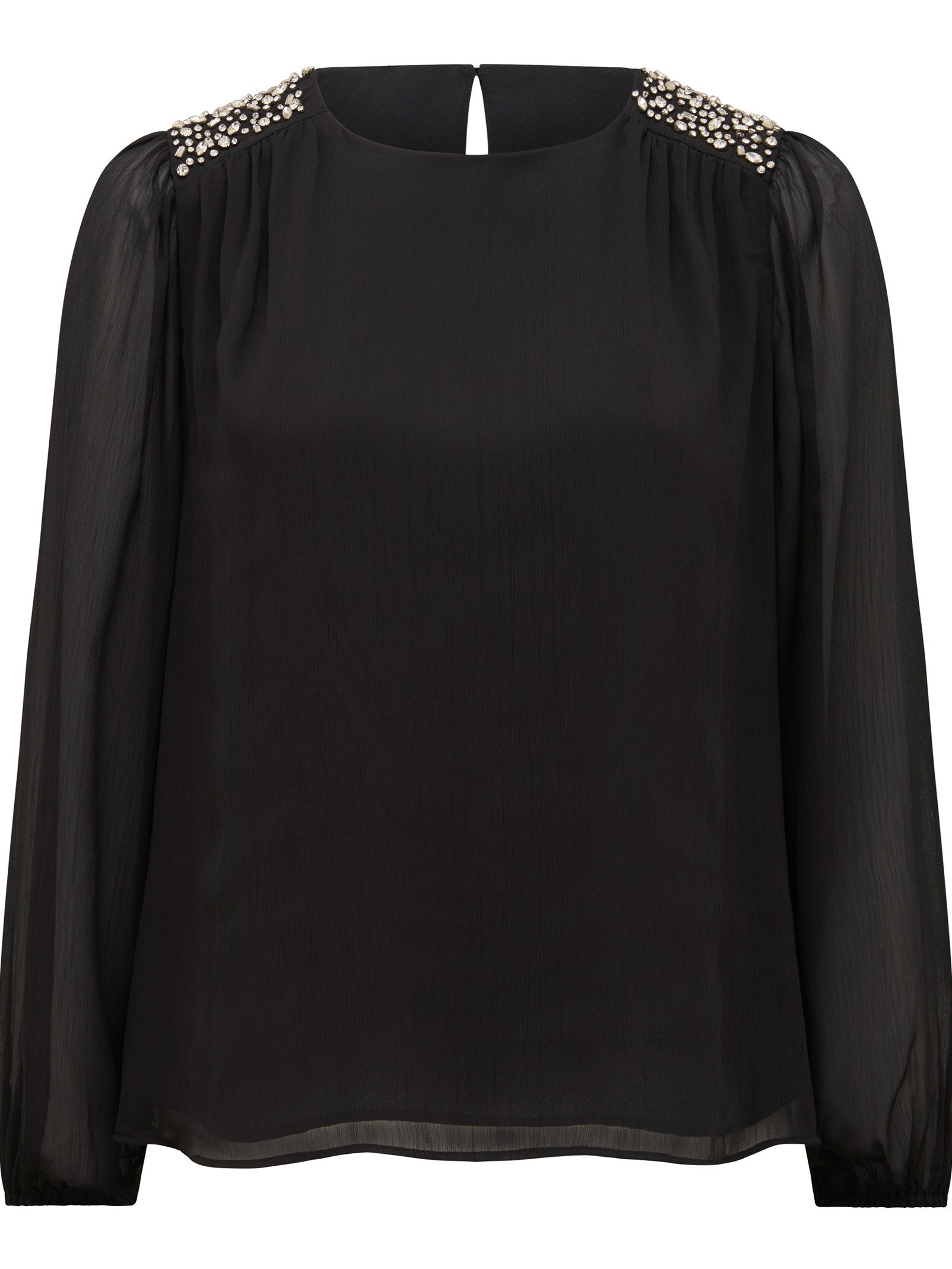  Dolly Beaded Yoke Blouse