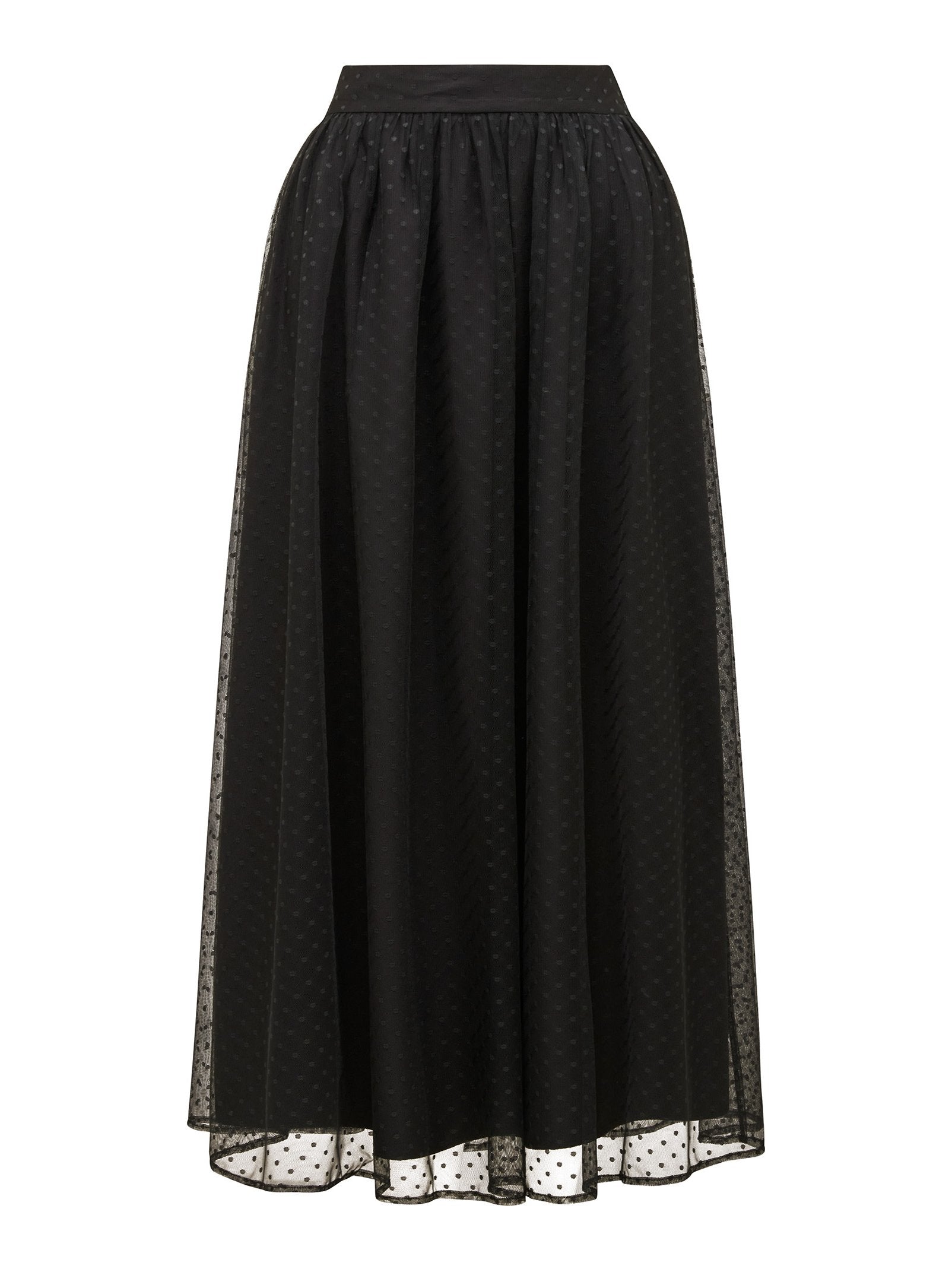  Anais Tulle Midi Skirt