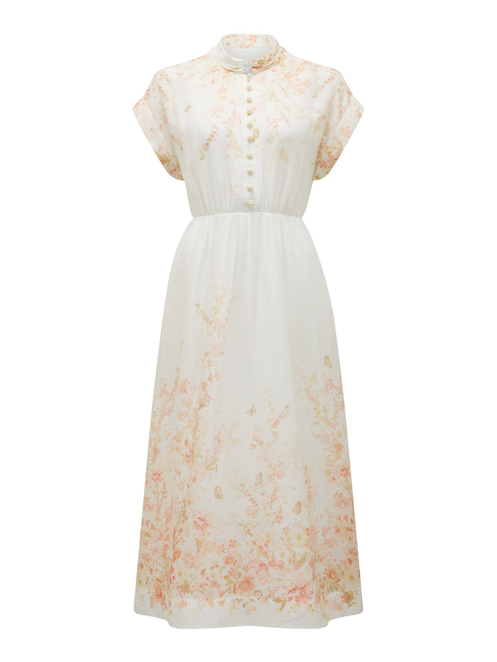 Mollie Petite Printed Midi Dress