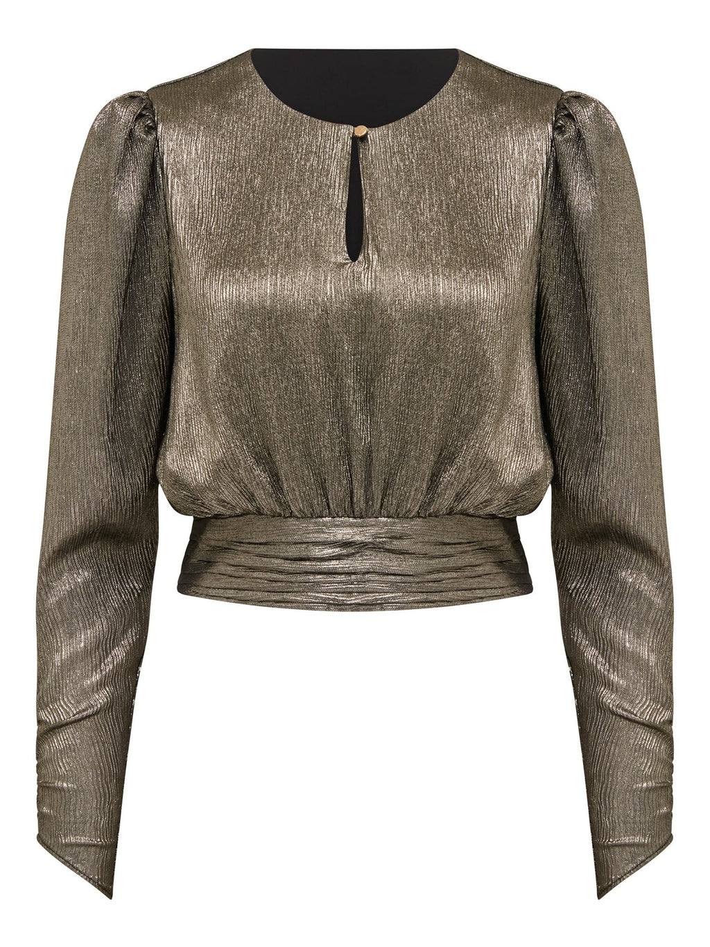  Riya Sparkle Button Front Top