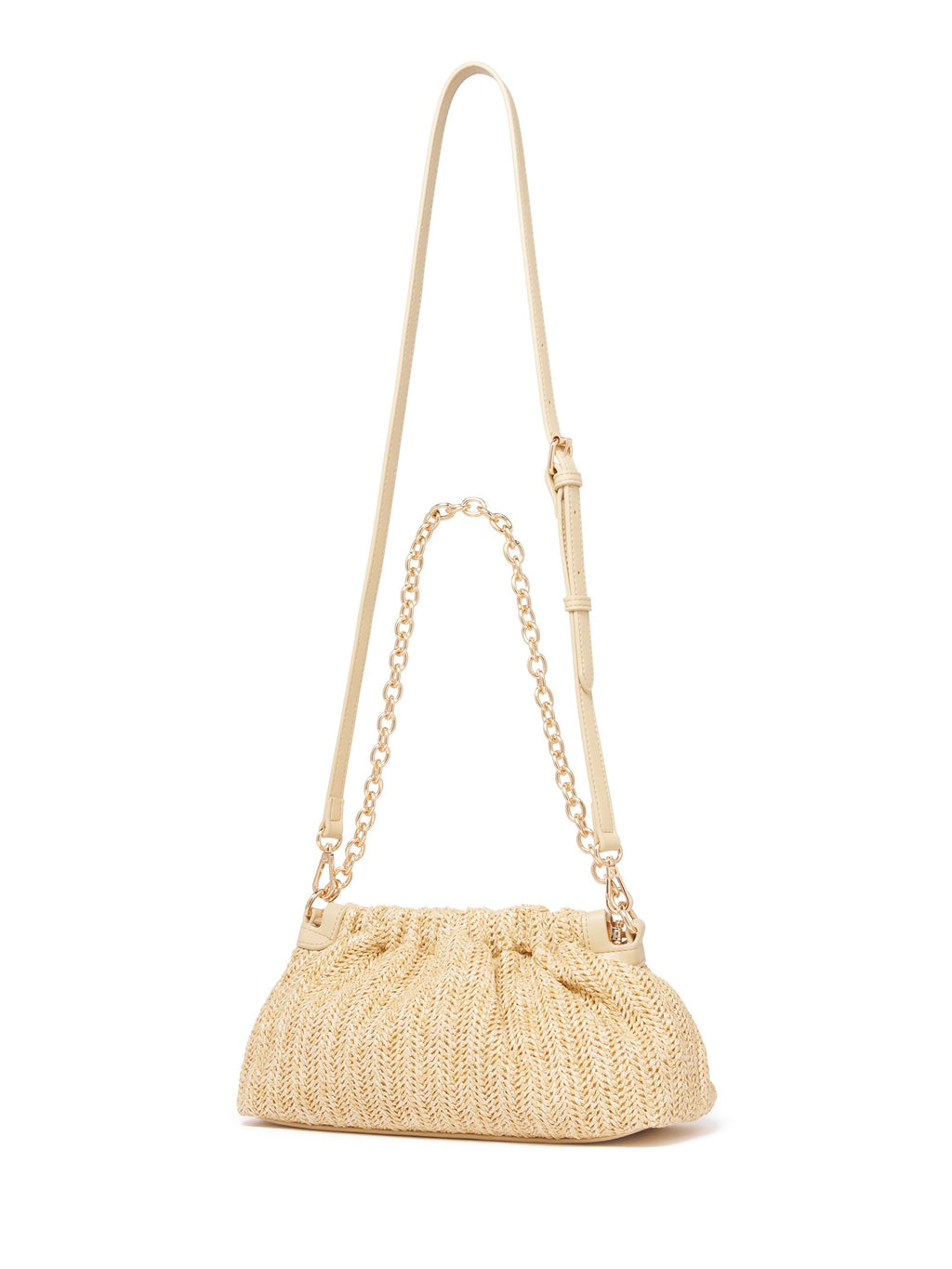 Nala Weave Chain Clutch