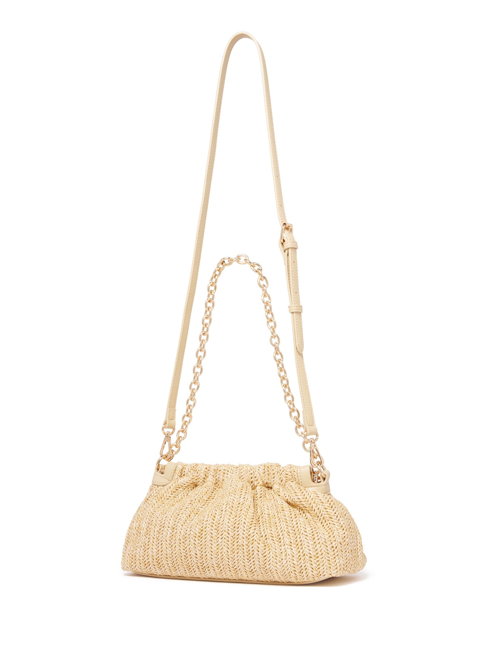 Nala Weave Chain Clutch