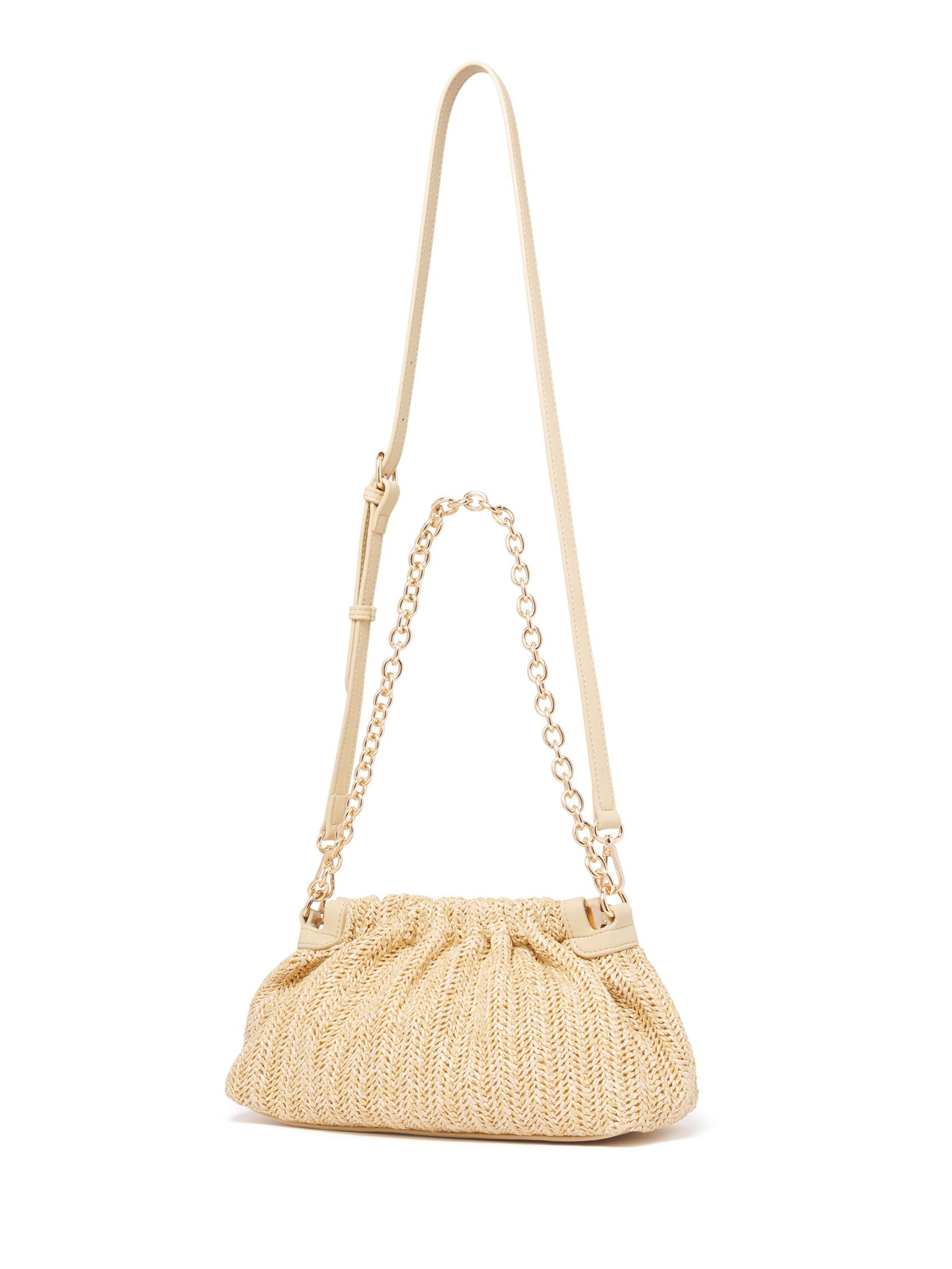 Nala Weave Chain Clutch