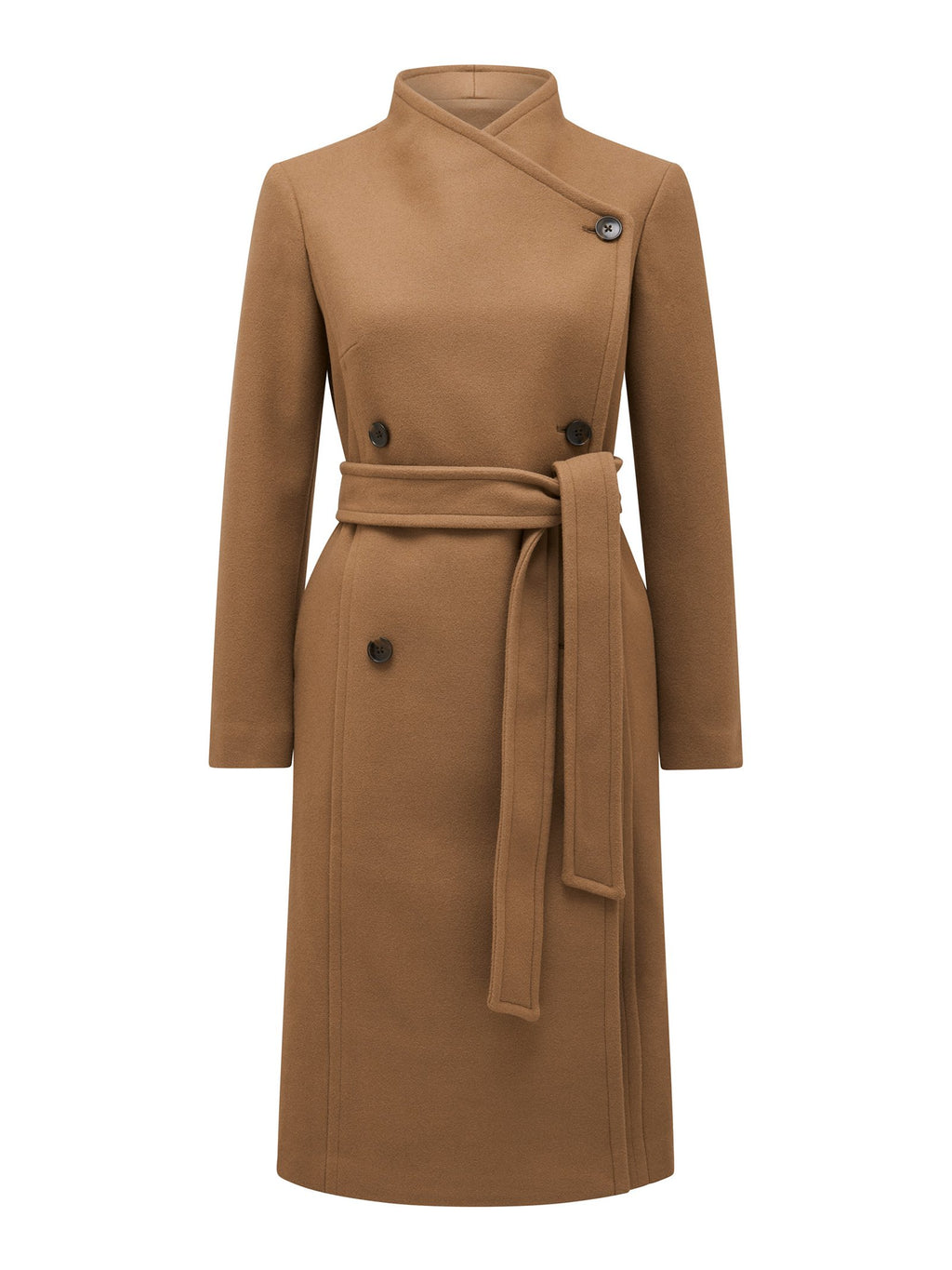  Ari Petite Funnel Neck Coat
