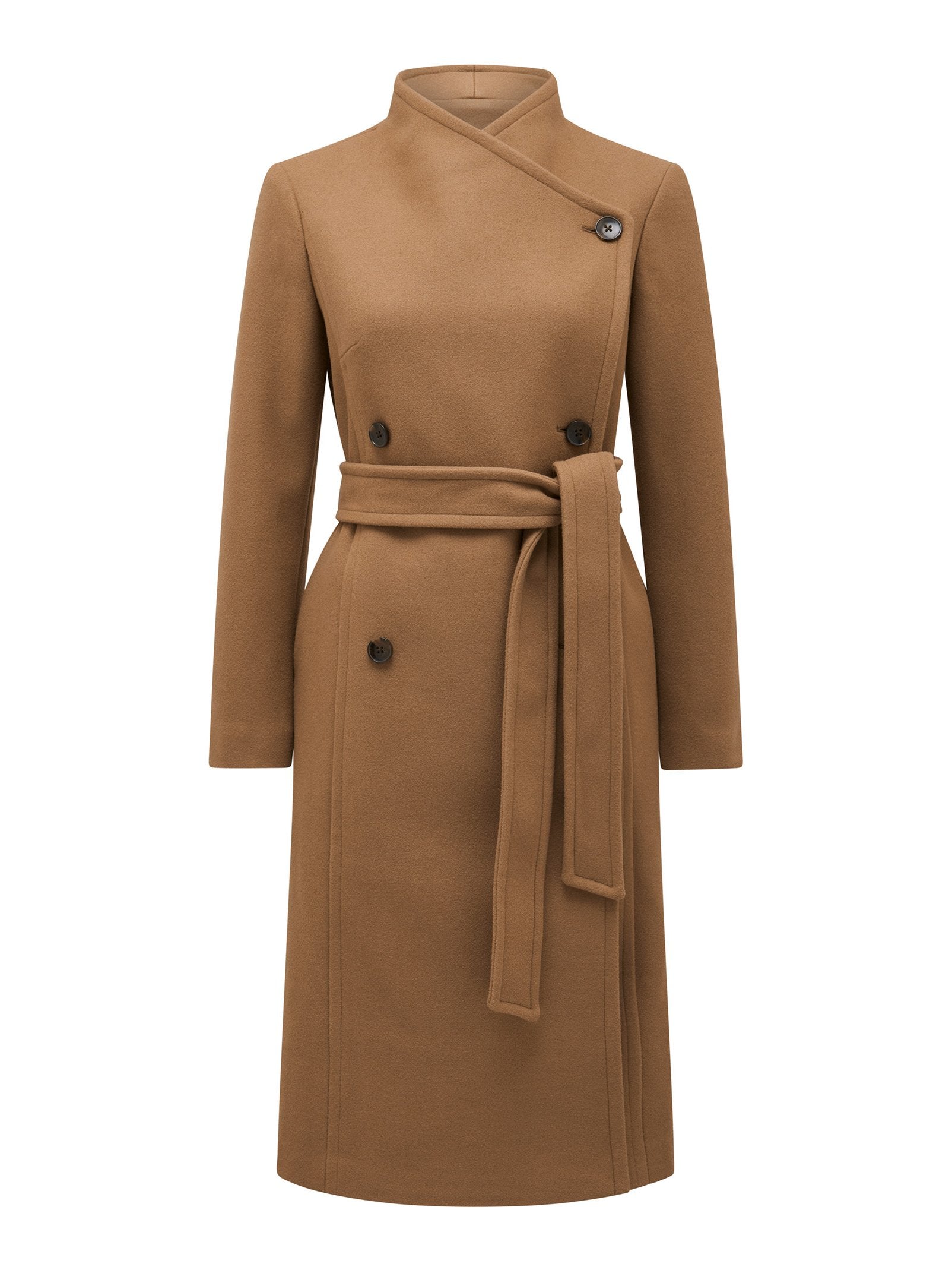  Ari Petite Funnel Neck Coat