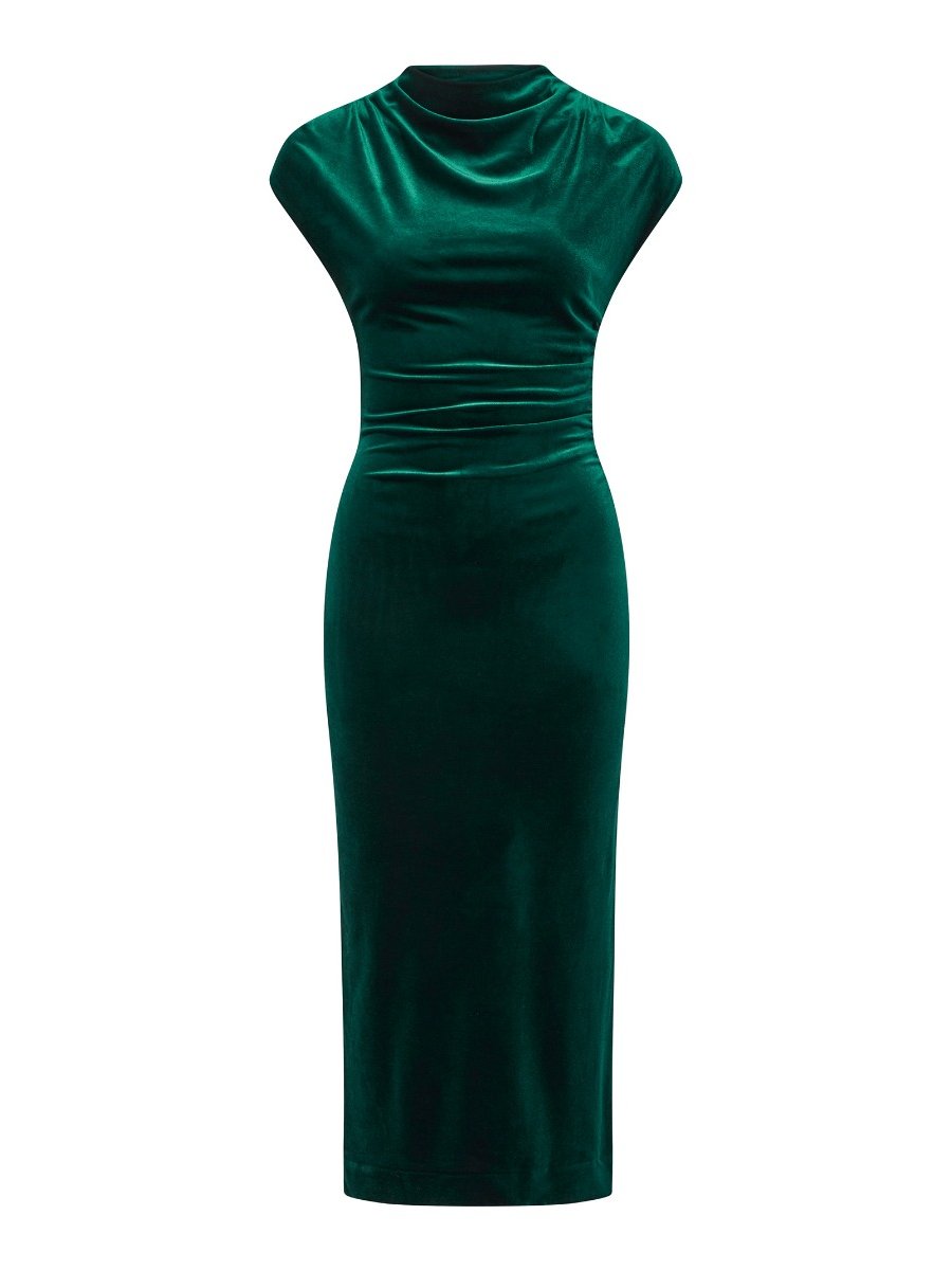  Sammy Petite Velvet Bodycon Dress