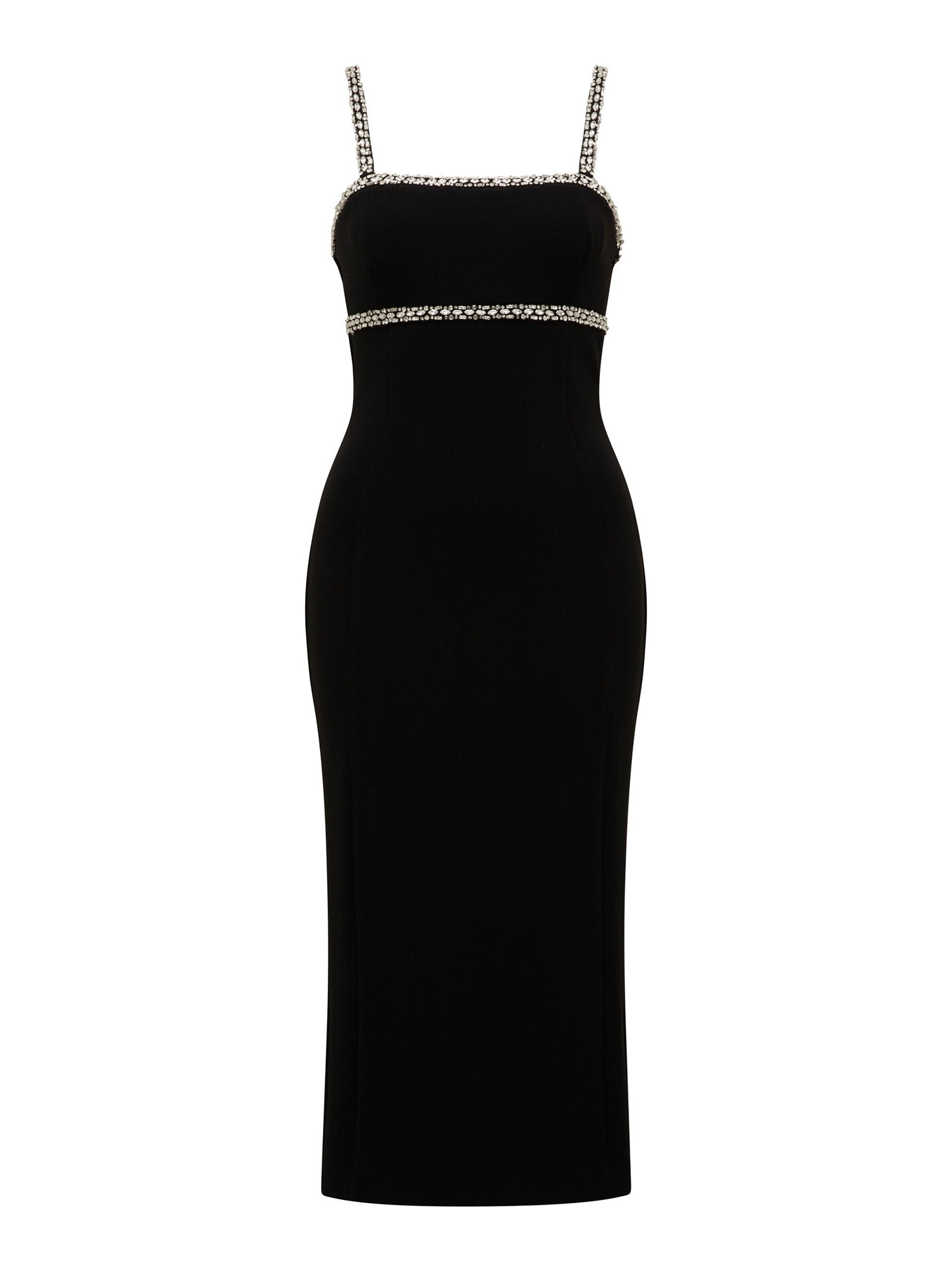  Tiana Embellished Bodycon Midi Dress