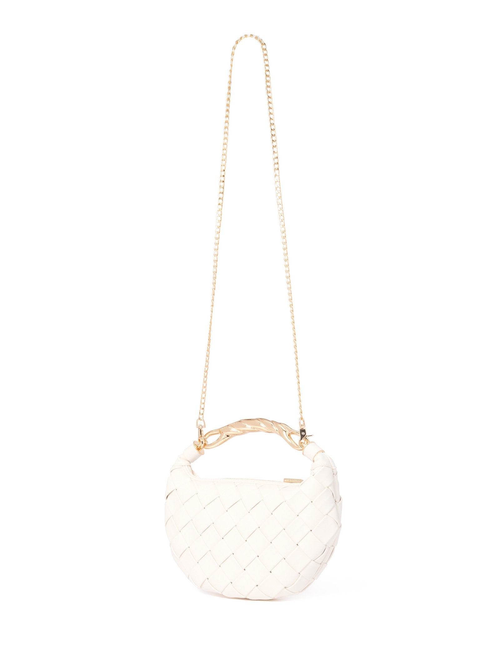  Willa Weave Metal Handle Bag