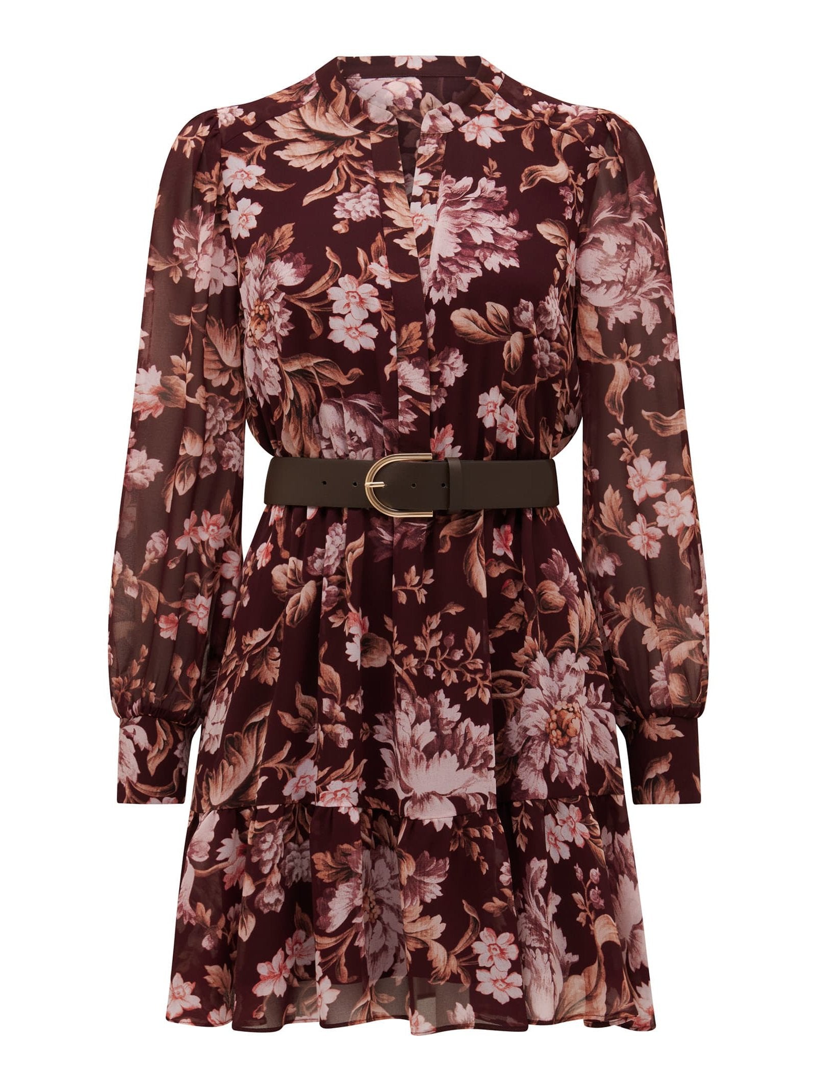  Hollie Petite Blouson Sleeve Mini Dress