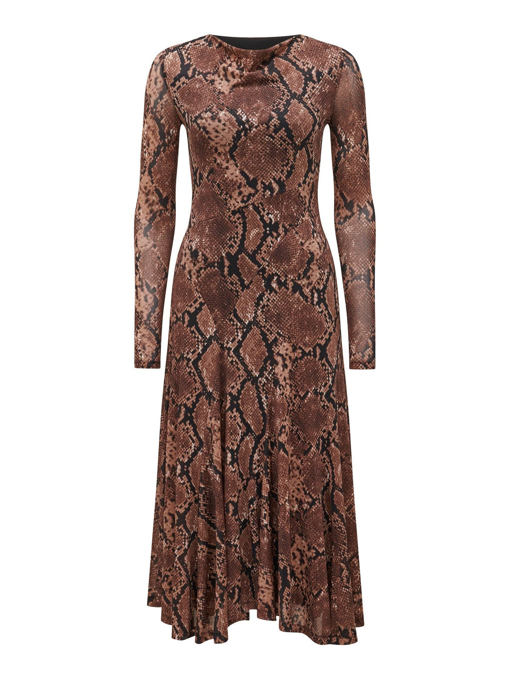  Tammy Petite Asymmetric Hem Midi Dress