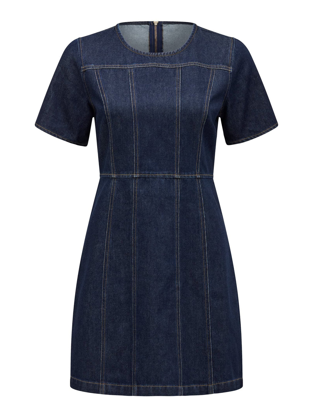 Bleu Shift Denim Mini Dress