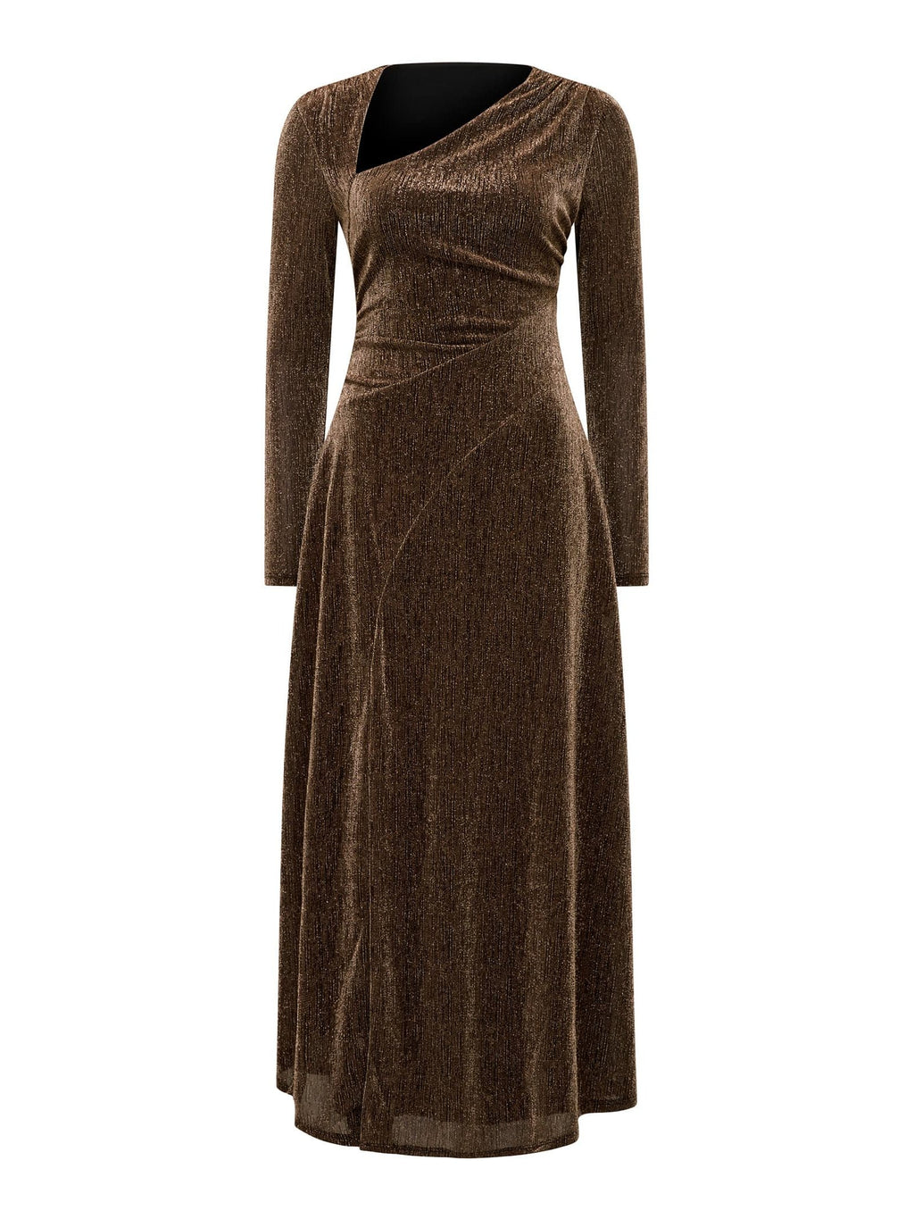  Sawyer Petite Asymmetric Drape Dress