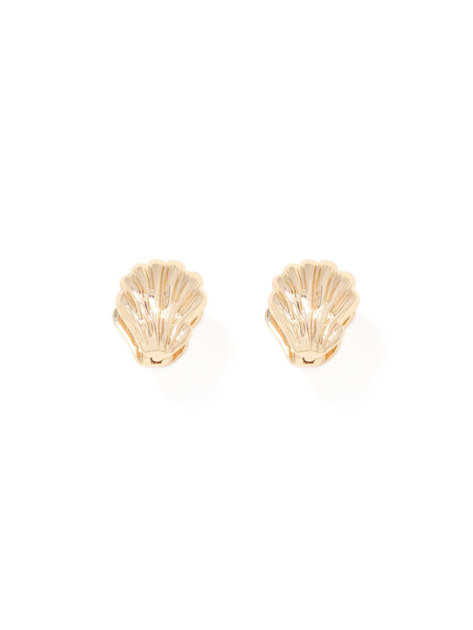 Sabrina Shell Clasp Earring