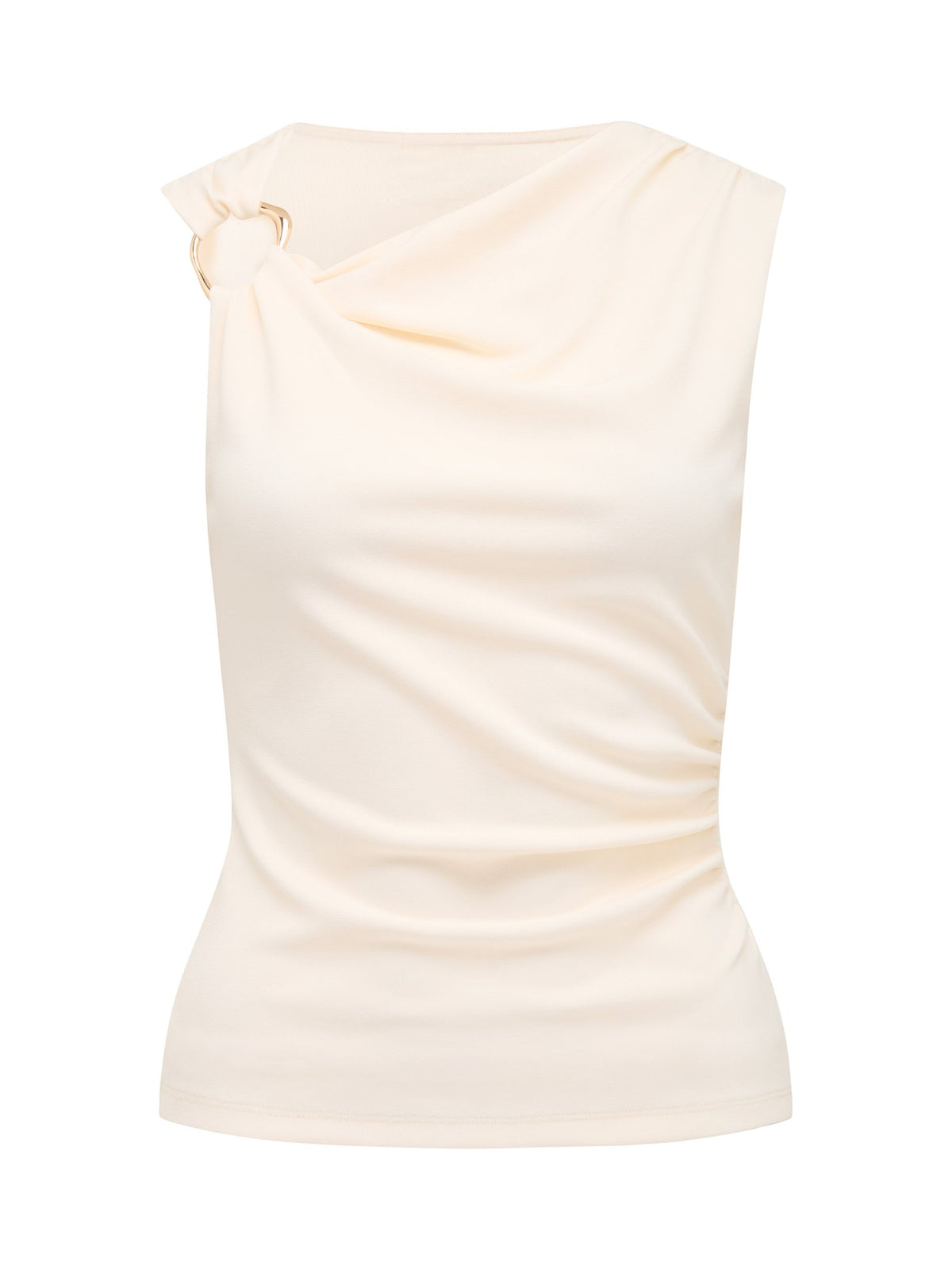 Becca Hardware Detail Draped Top