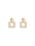Shay Square Stone Earring