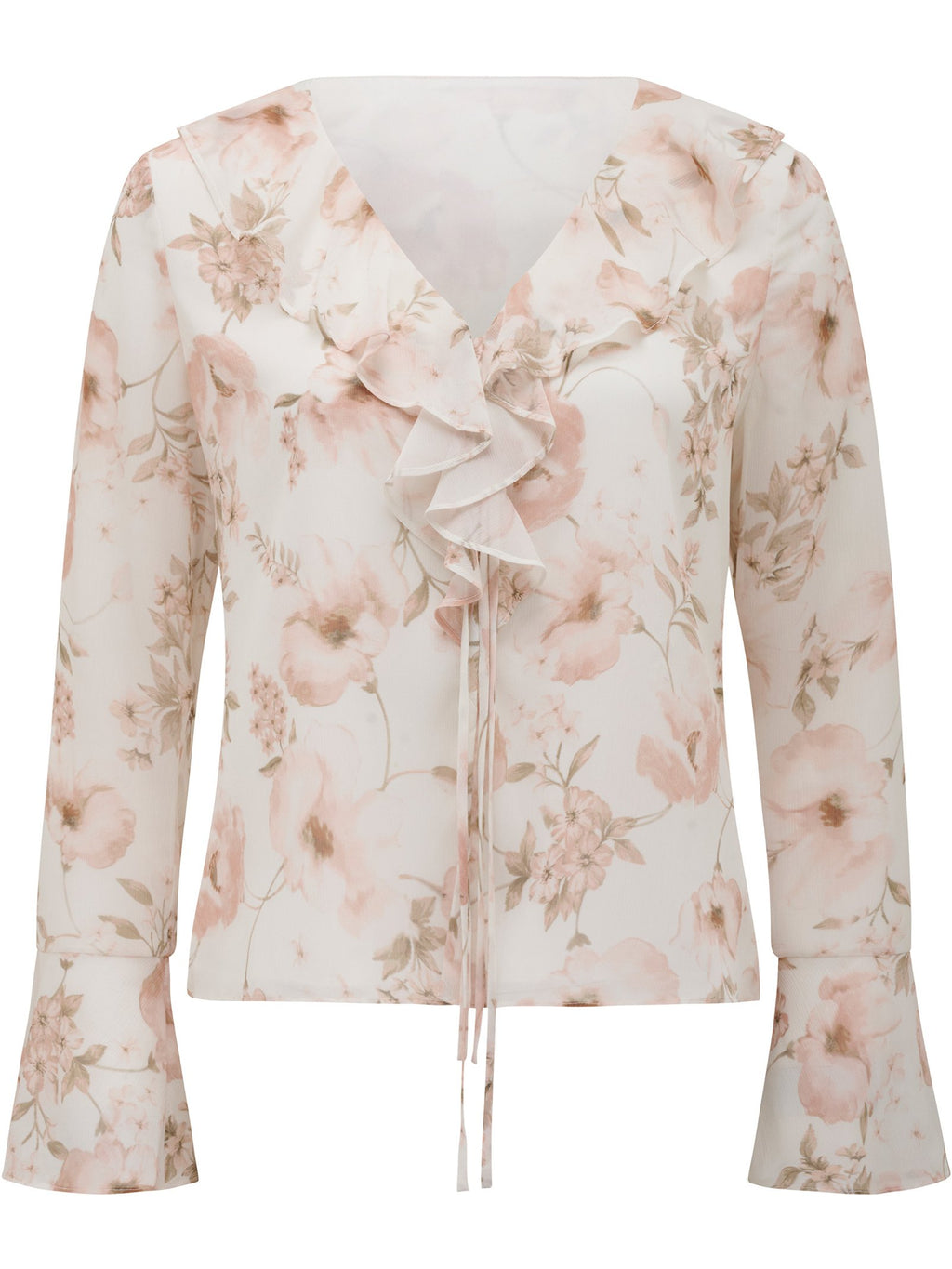 Neve Ruffle Front Blouse