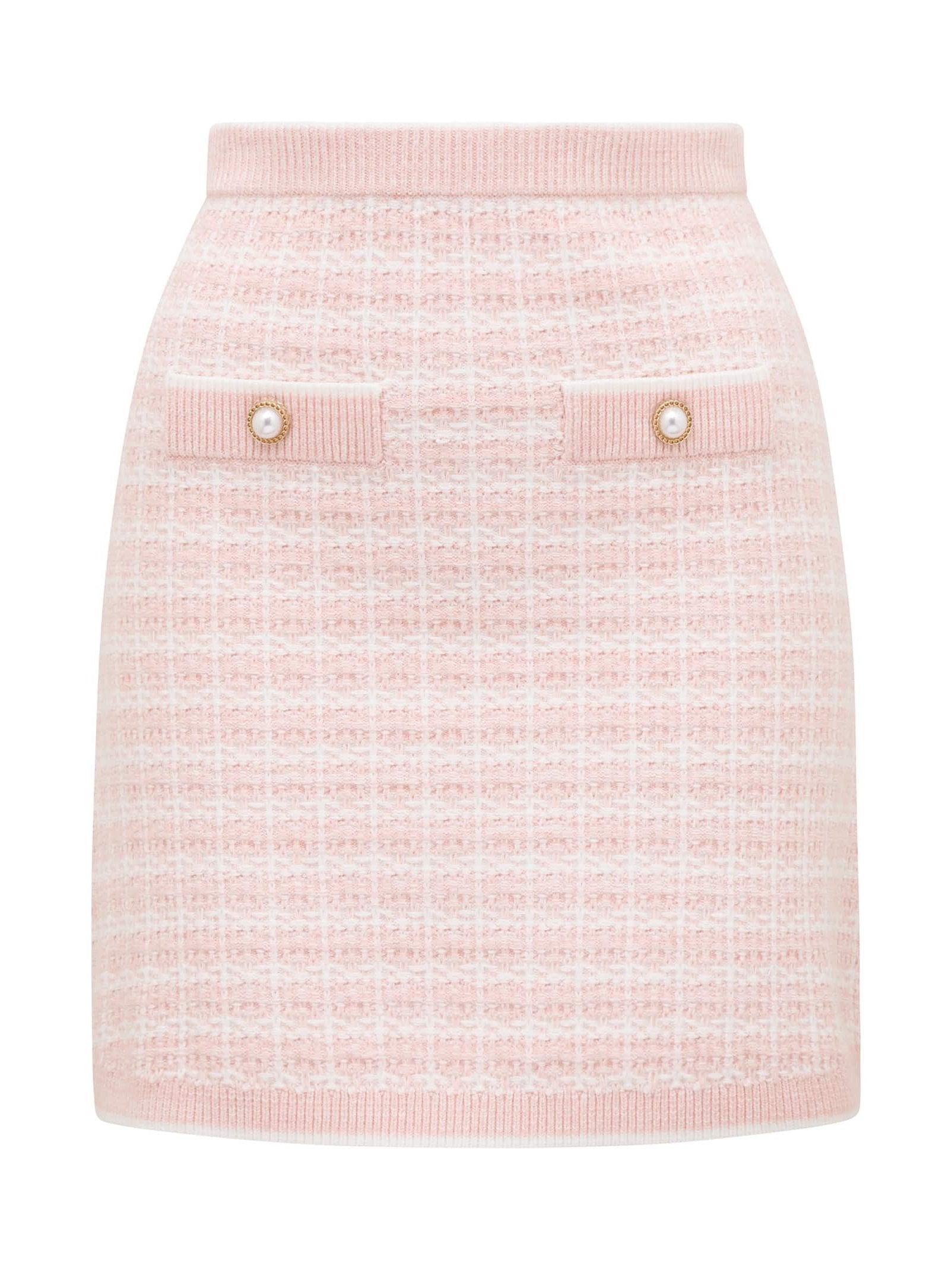 Louise Boucle Knit Skirt