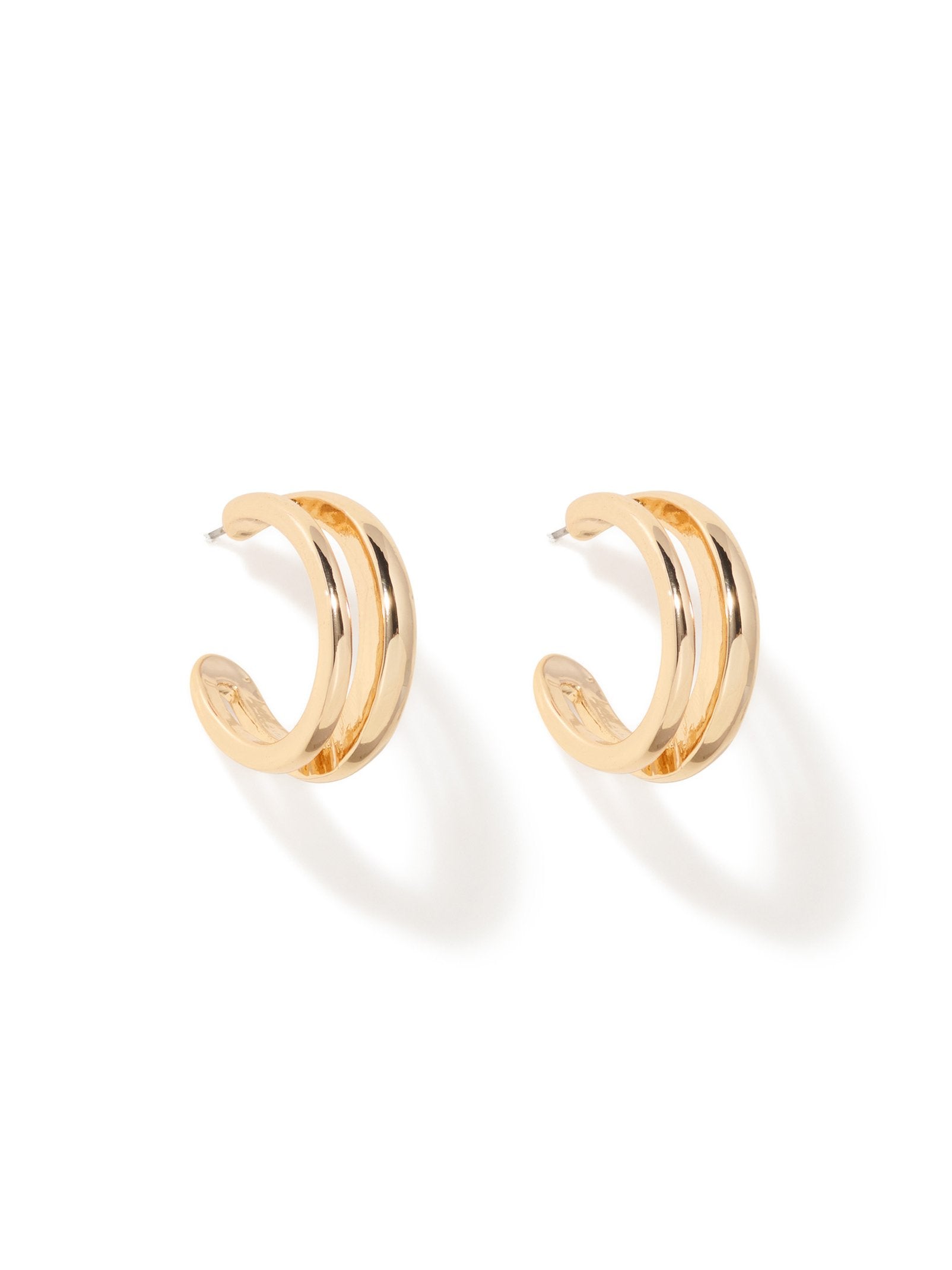 Devon Double Hoop Earring