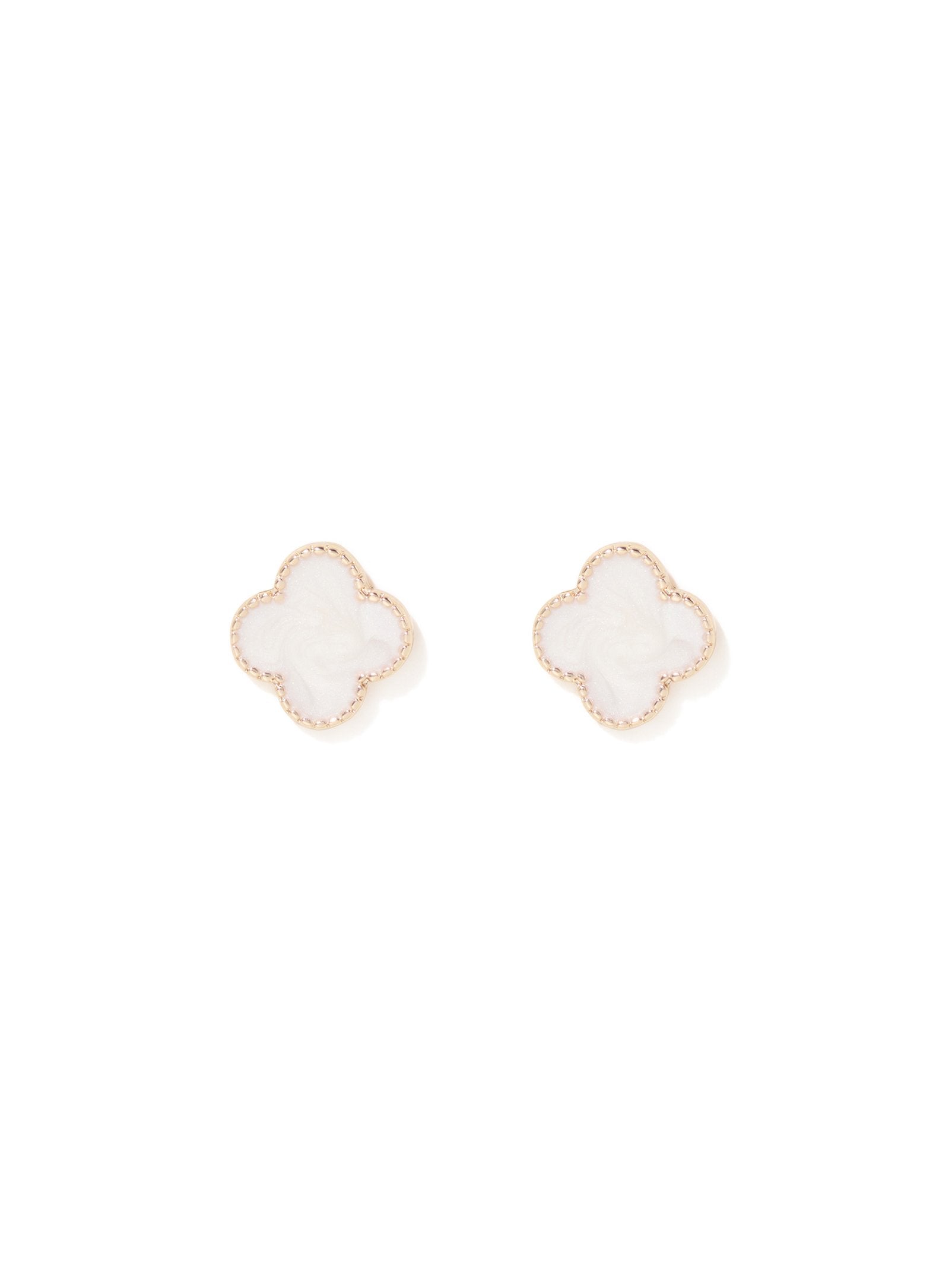 Fern Flower Stud Earring