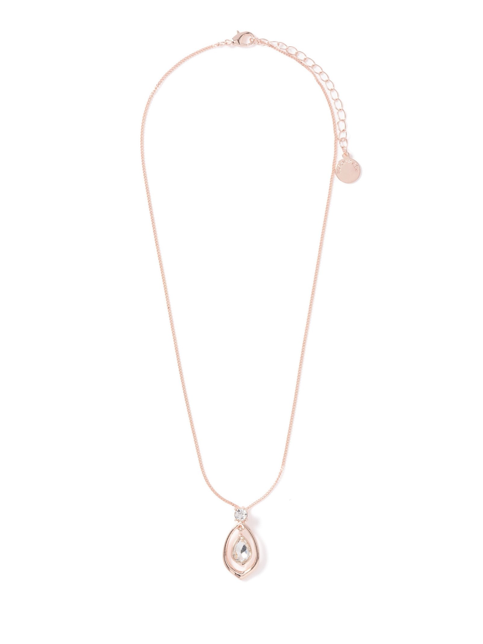 Tomi Teardrop Stone Necklace