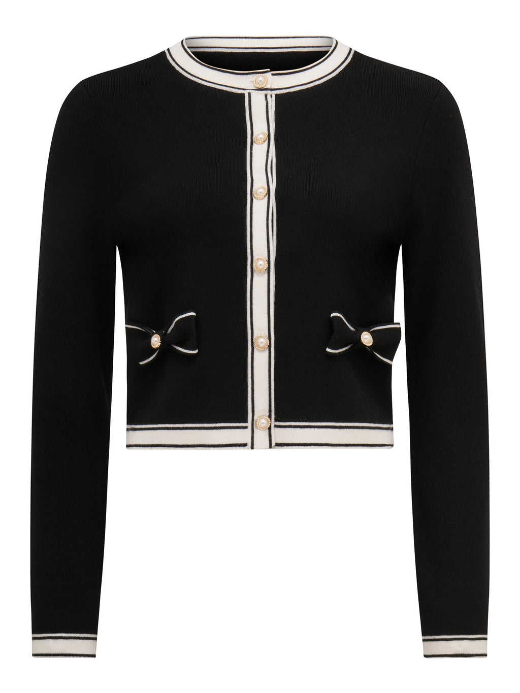 Cece Bow Detail Cardigan