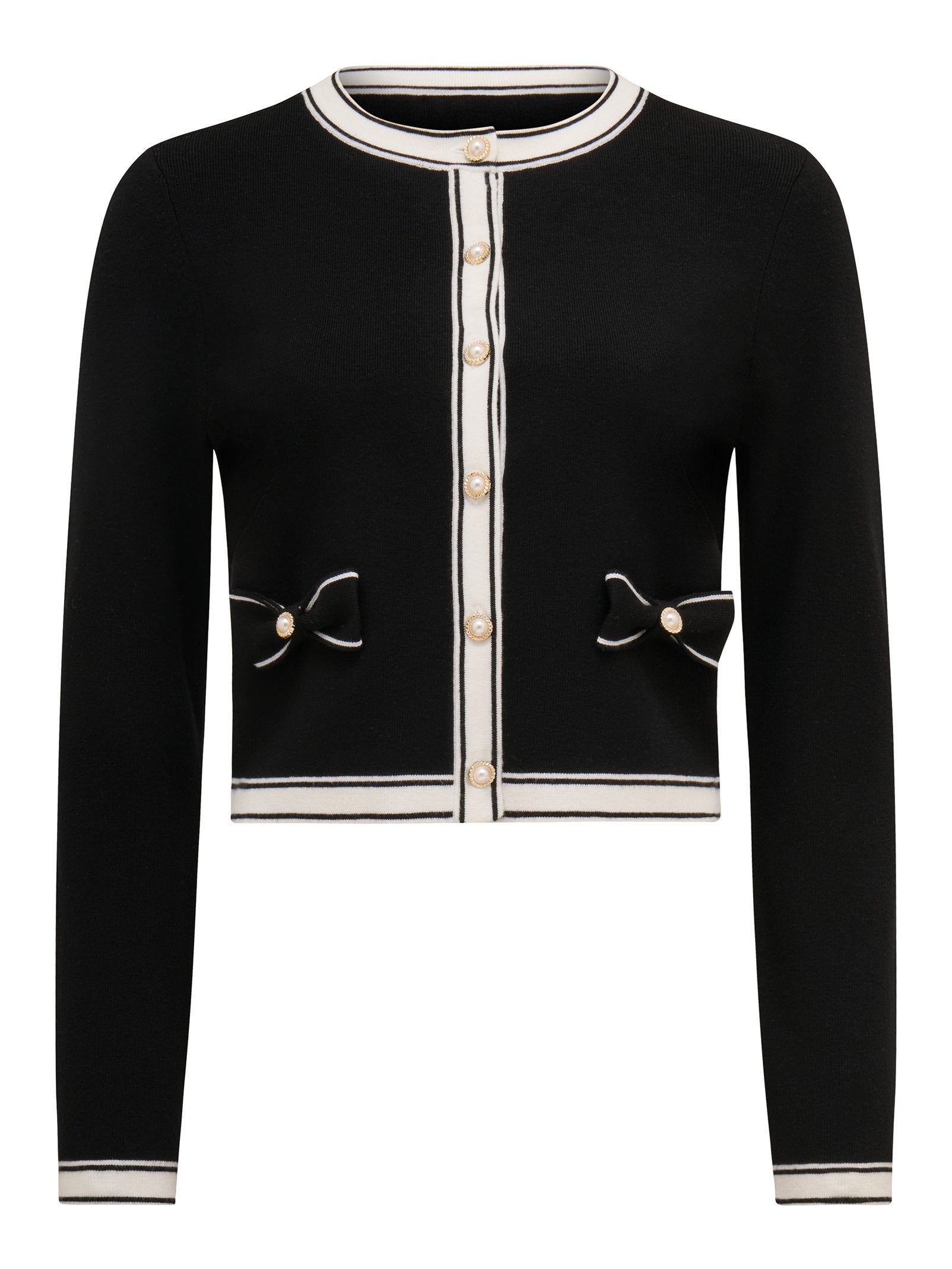 Cece Bow Detail Cardigan