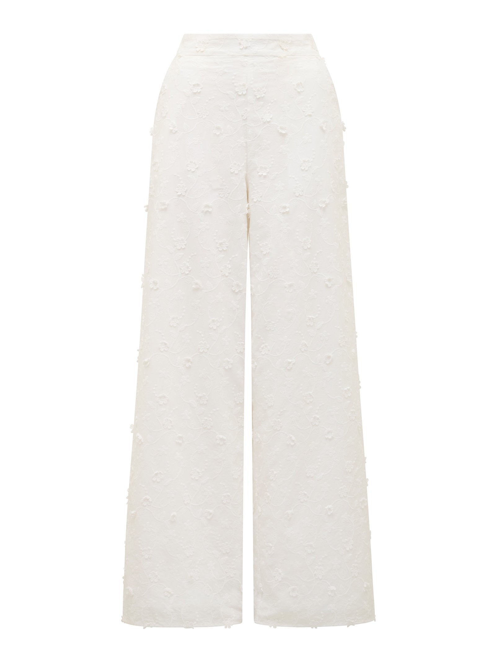  Daisy Broderie Wide Leg Pant