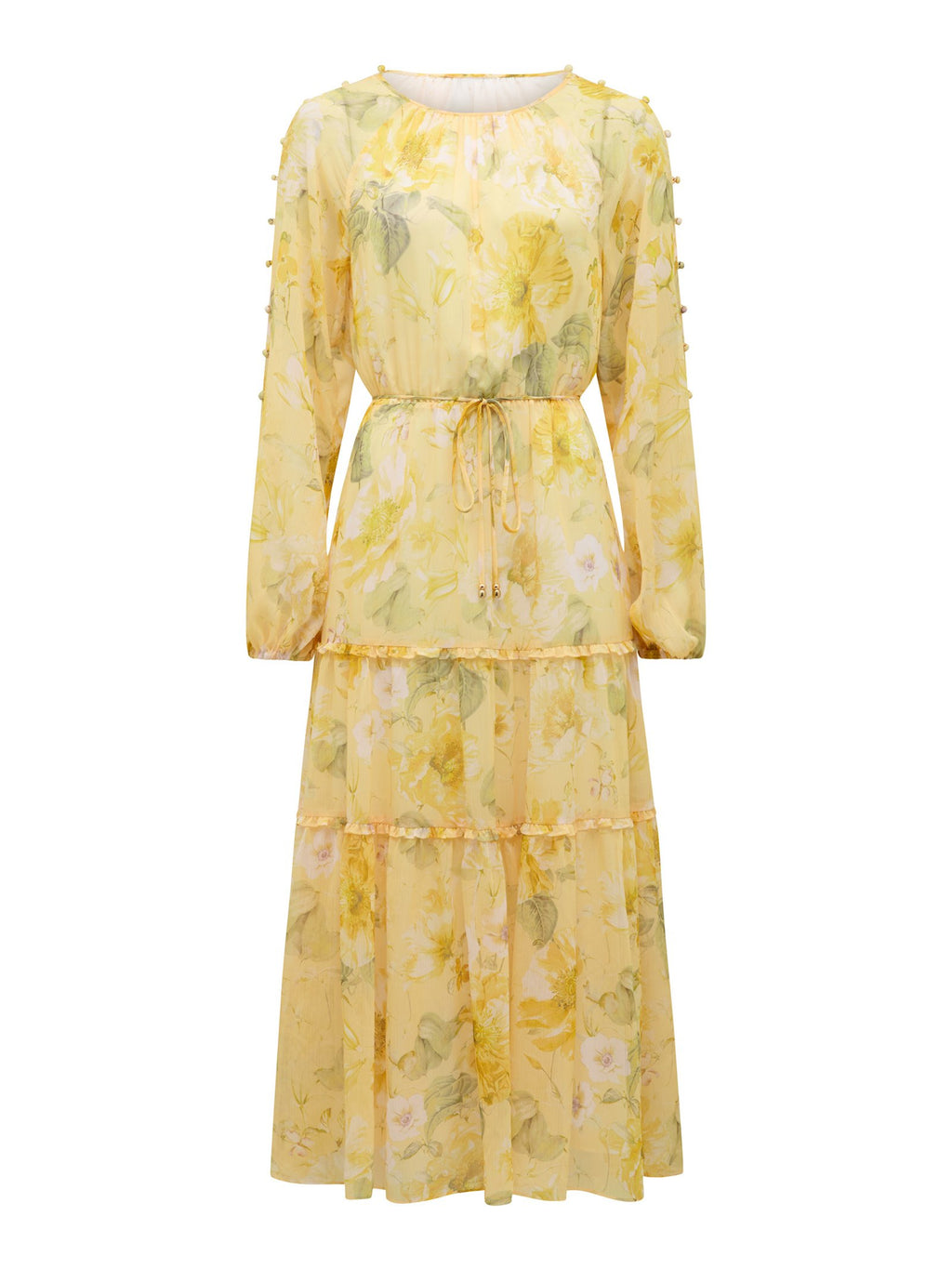  Wendy Waist Tie Midi Dress