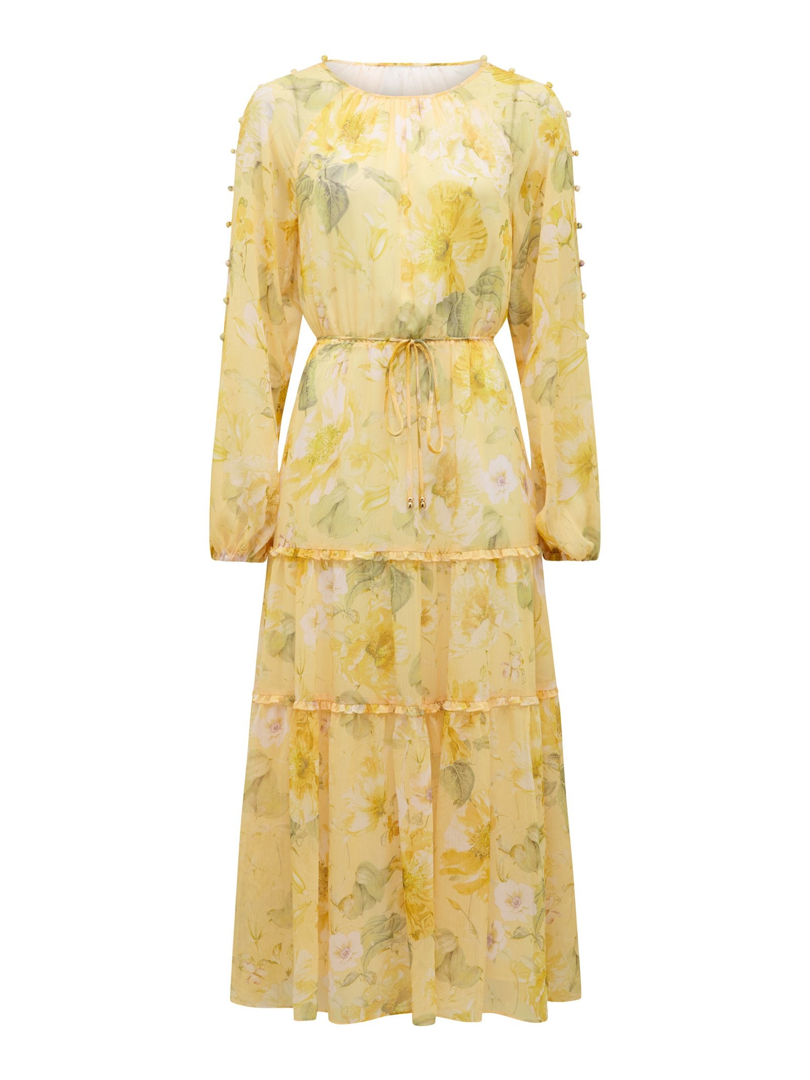  Wendy Waist Tie Midi Dress