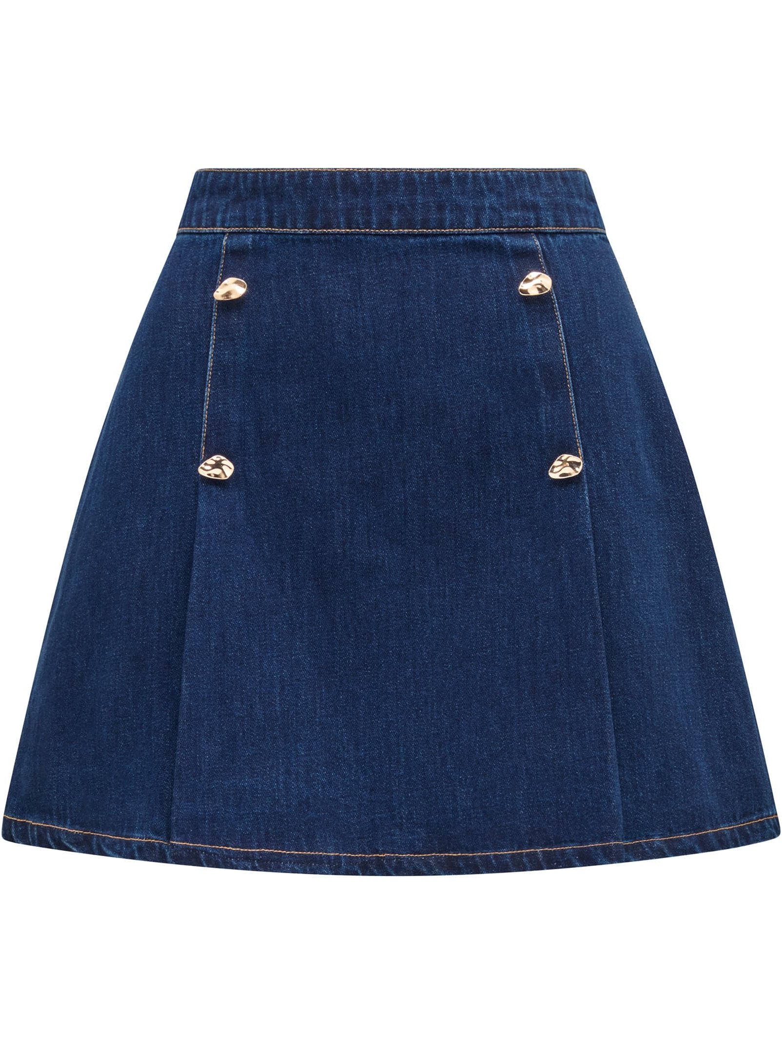  Elise Mini Denim Skirt