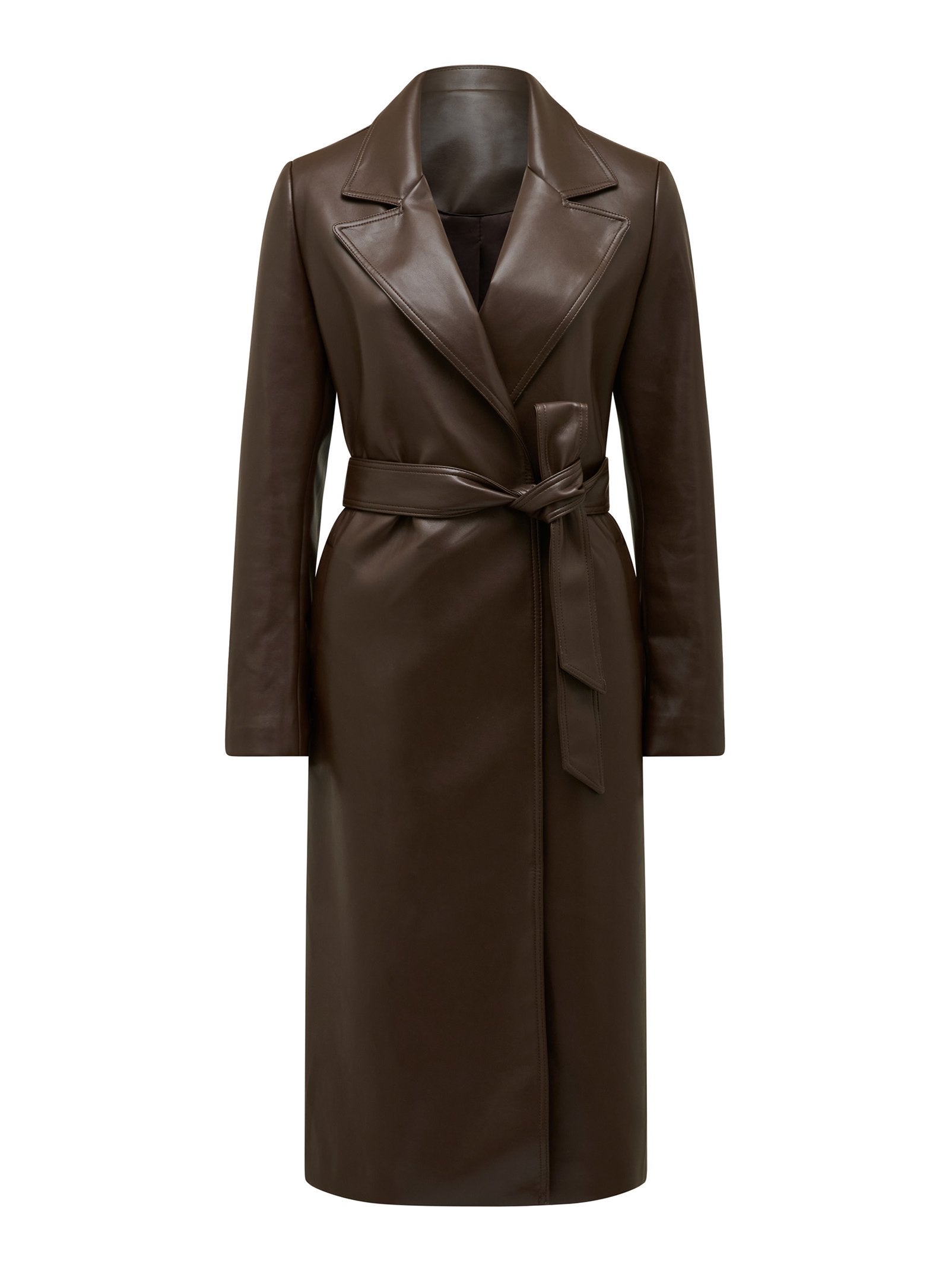 Gabbi Vegan Leather Trench