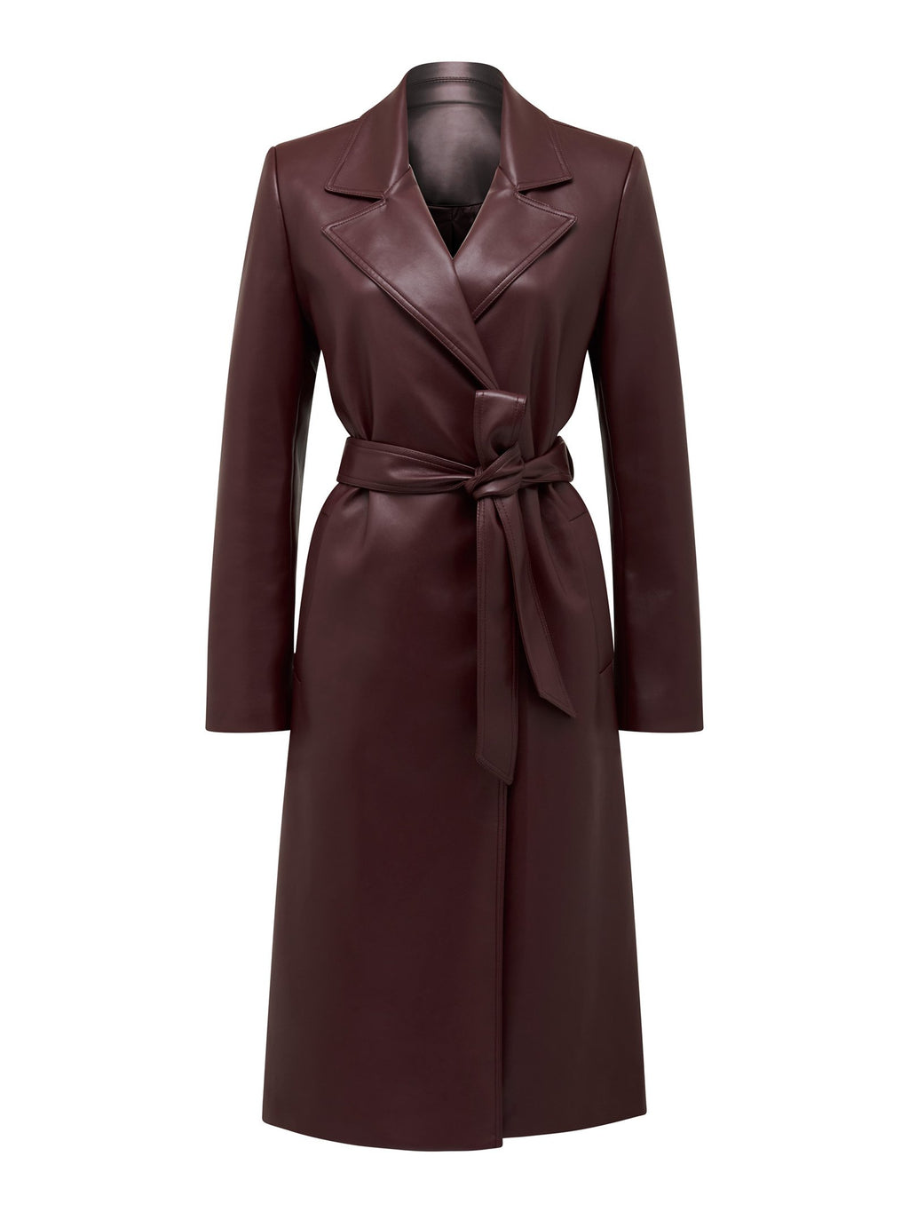 Gabbi Vegan Leather Trench