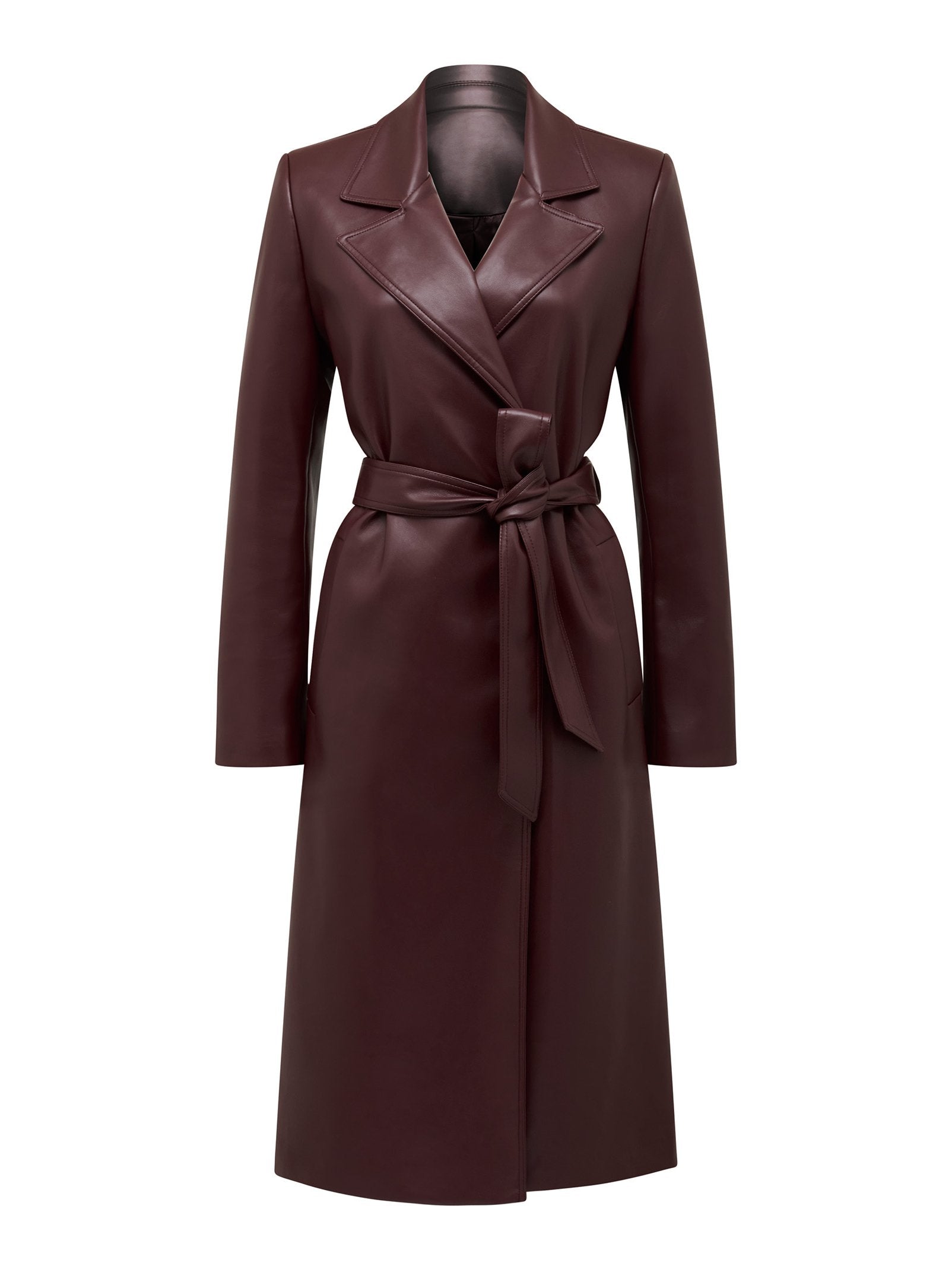 Gabbi Vegan Leather Trench