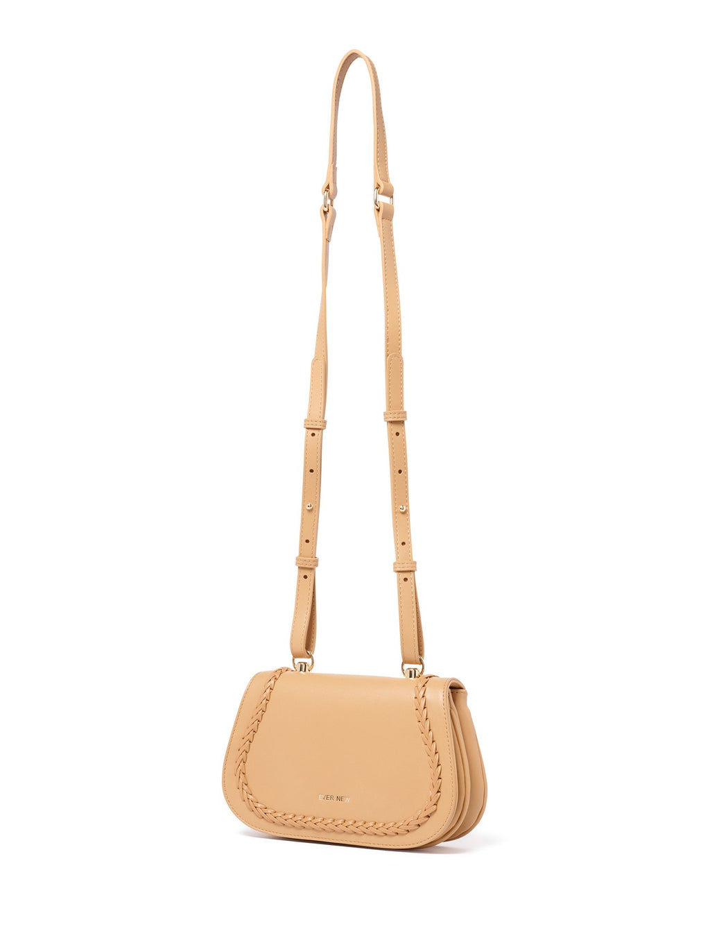 Cass Weave Detail Crossbody Bag