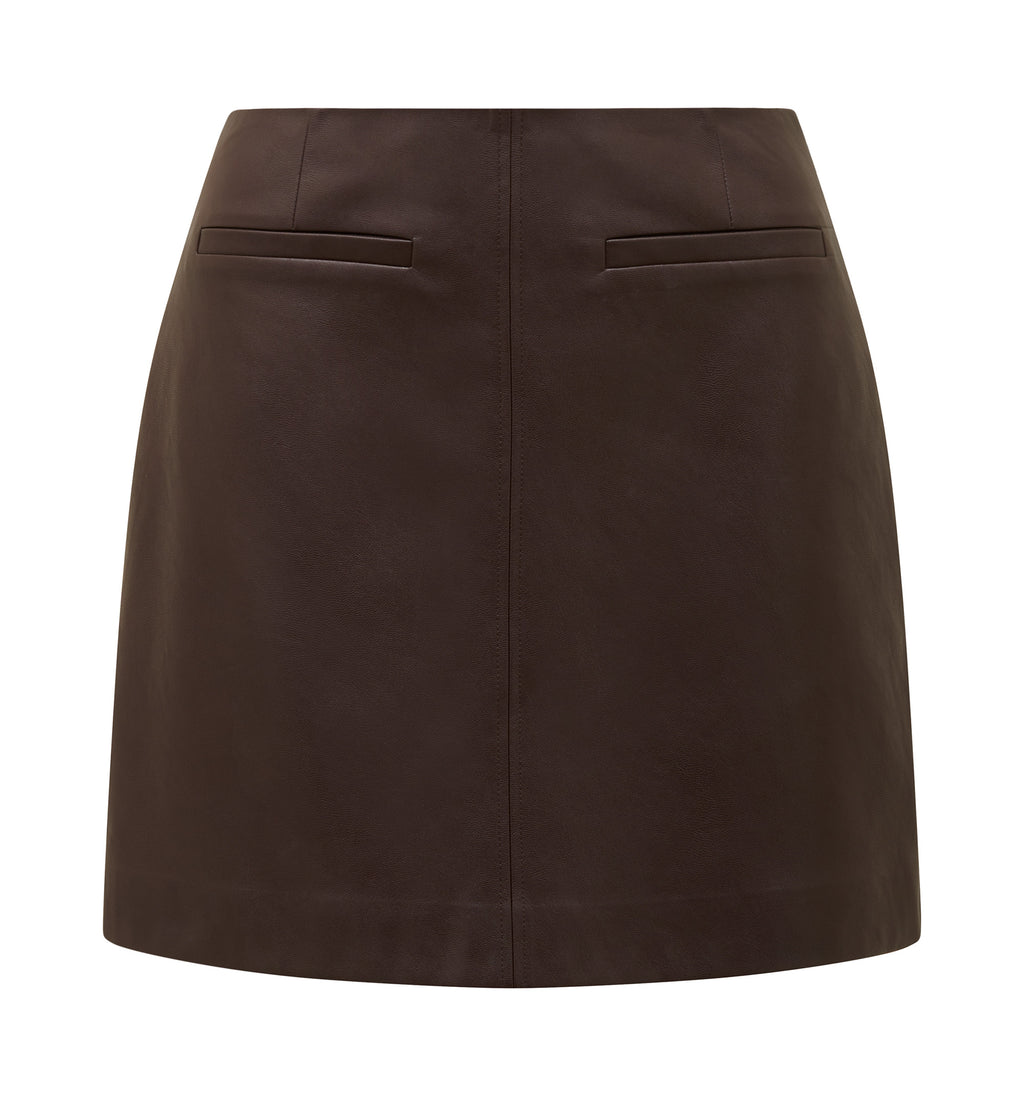 Addison Vegan Leather Mini Skirt