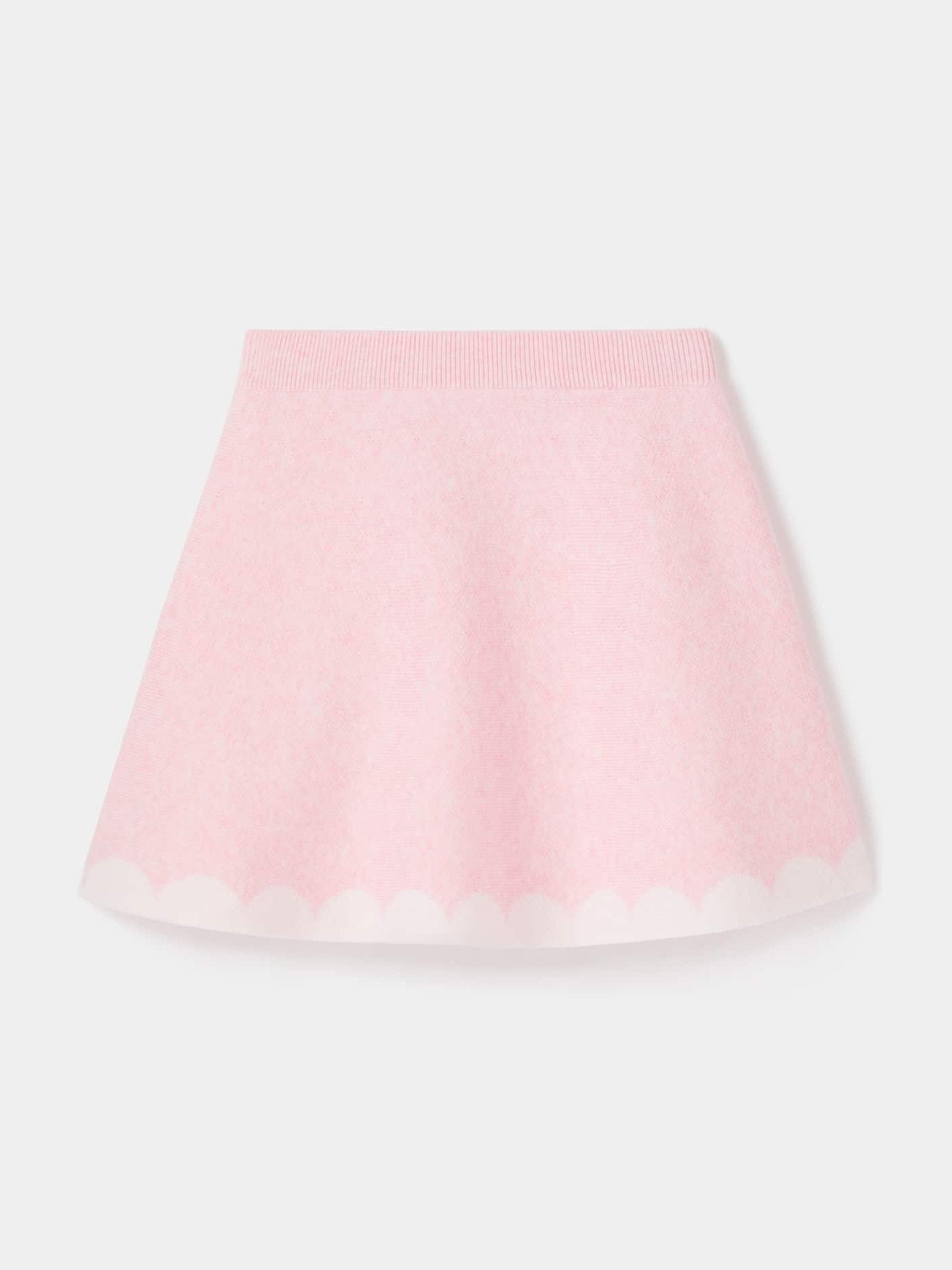 Miriam Girls Scallop Kn Skirt