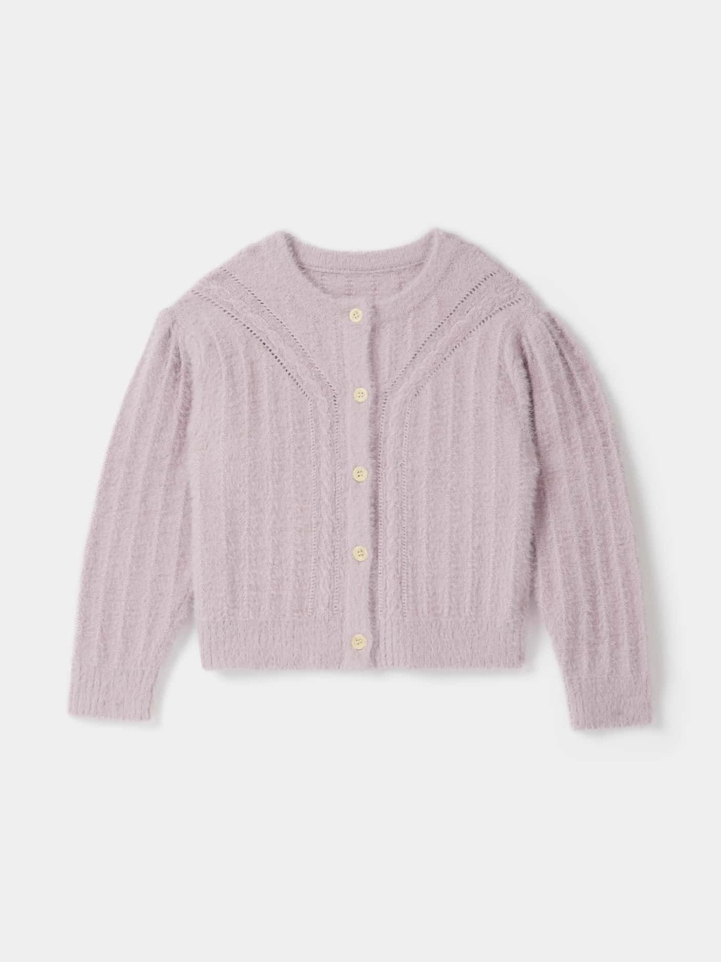 Alina Girls Fluffy cardigan