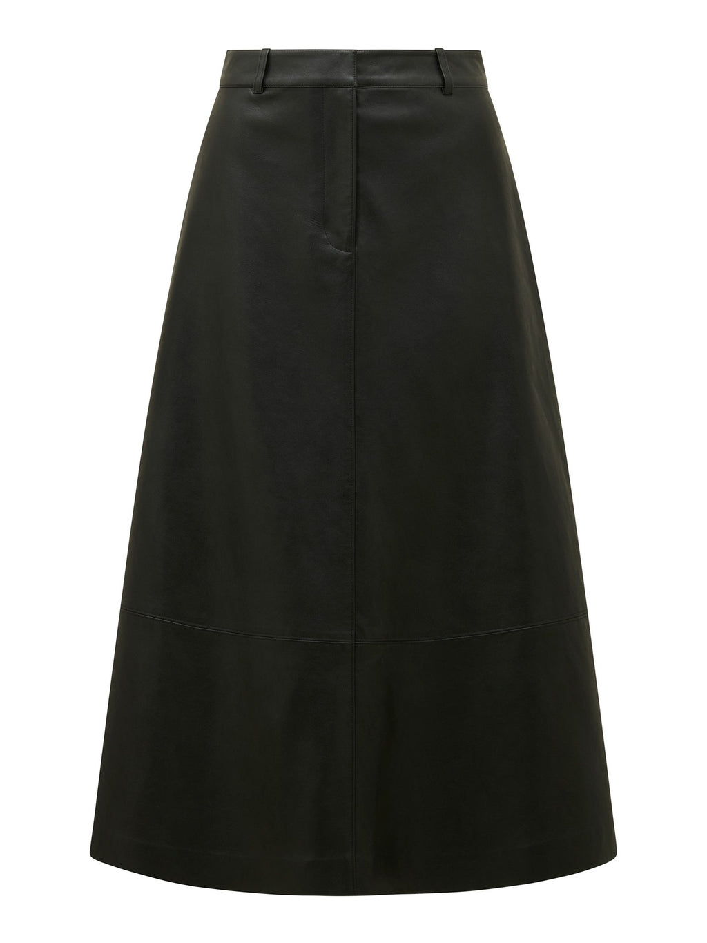 Jaelyn Vegan Leather Midi Skirt