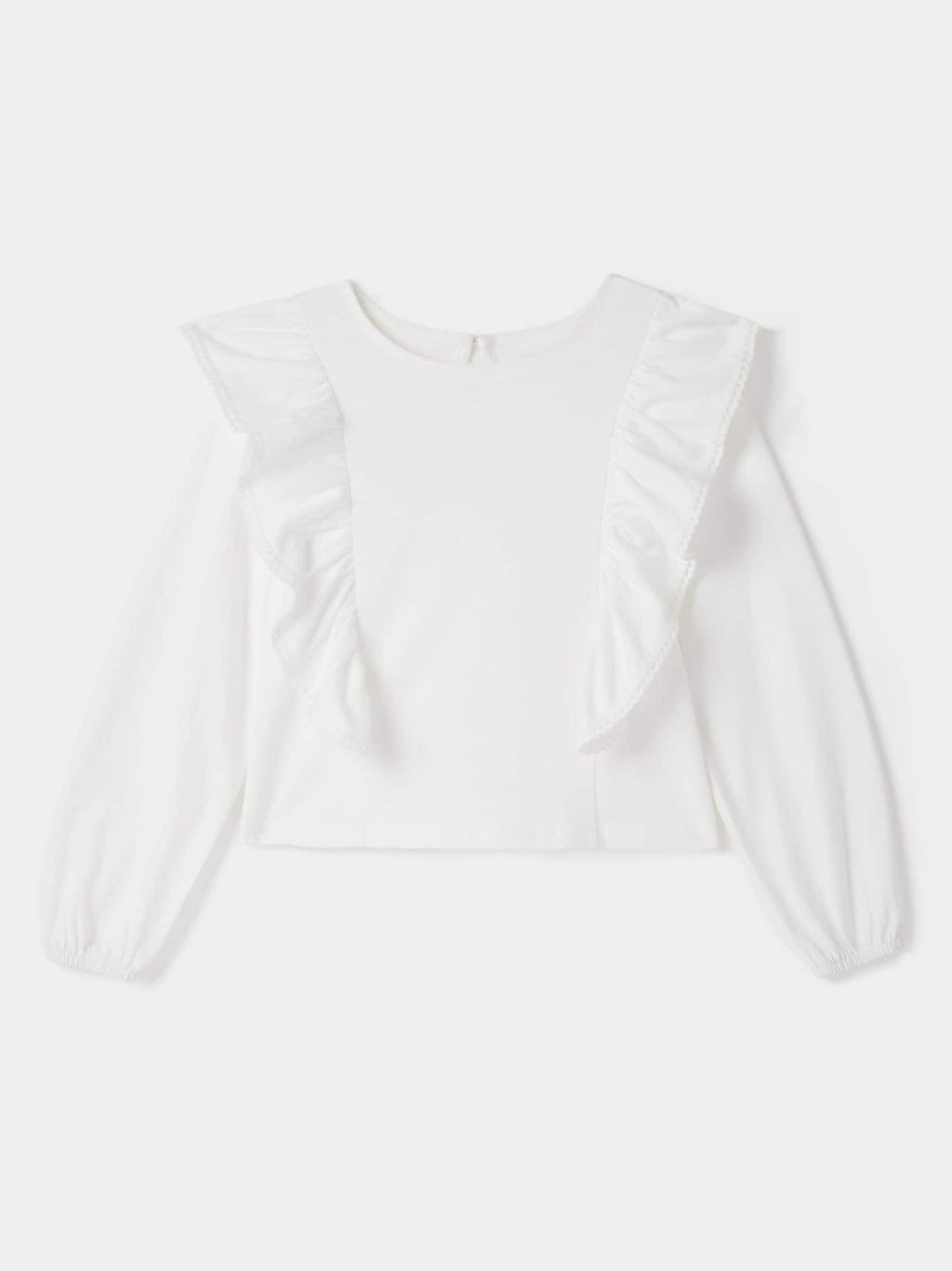 Riley Girls LS Frill Top