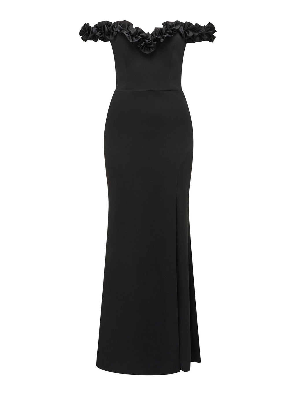 Connie Off Shoulder Ruffle Maxi Dress