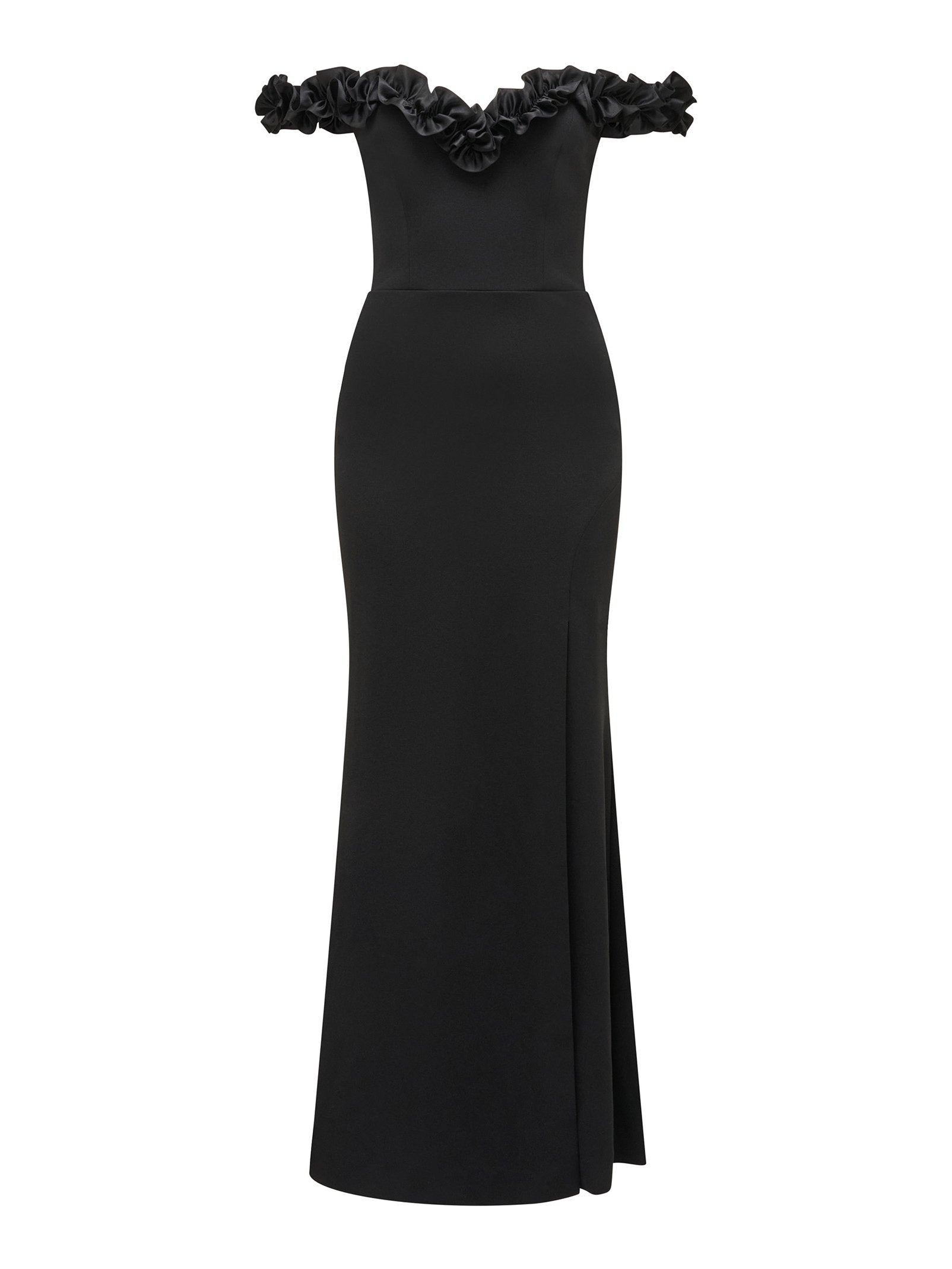 Connie Off Shoulder Ruffle Maxi Dress