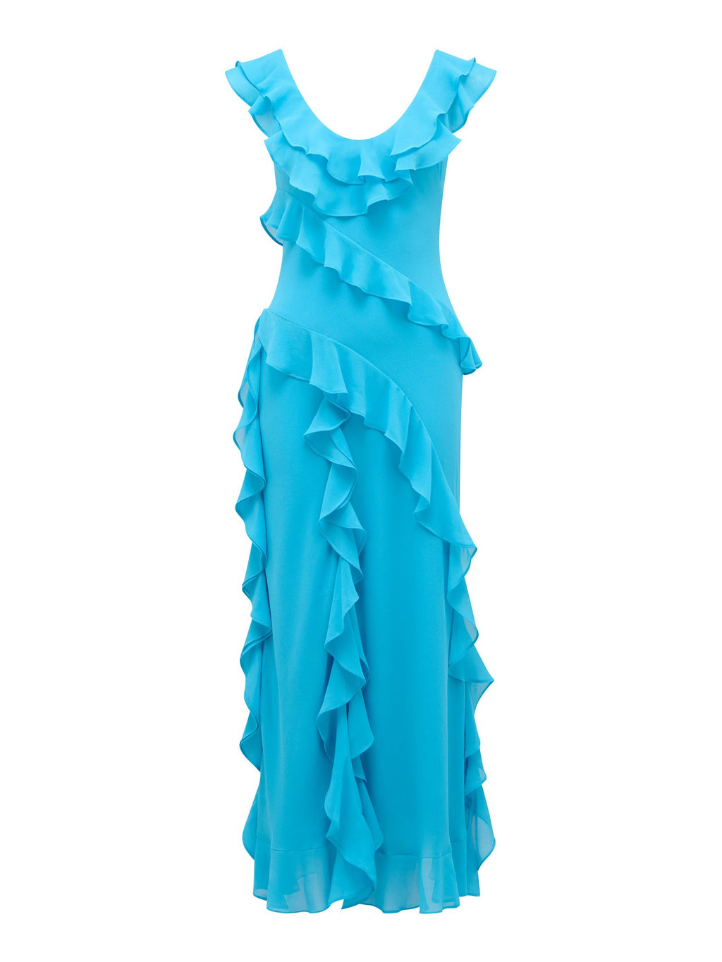  Olive Petite Ruffle Dress