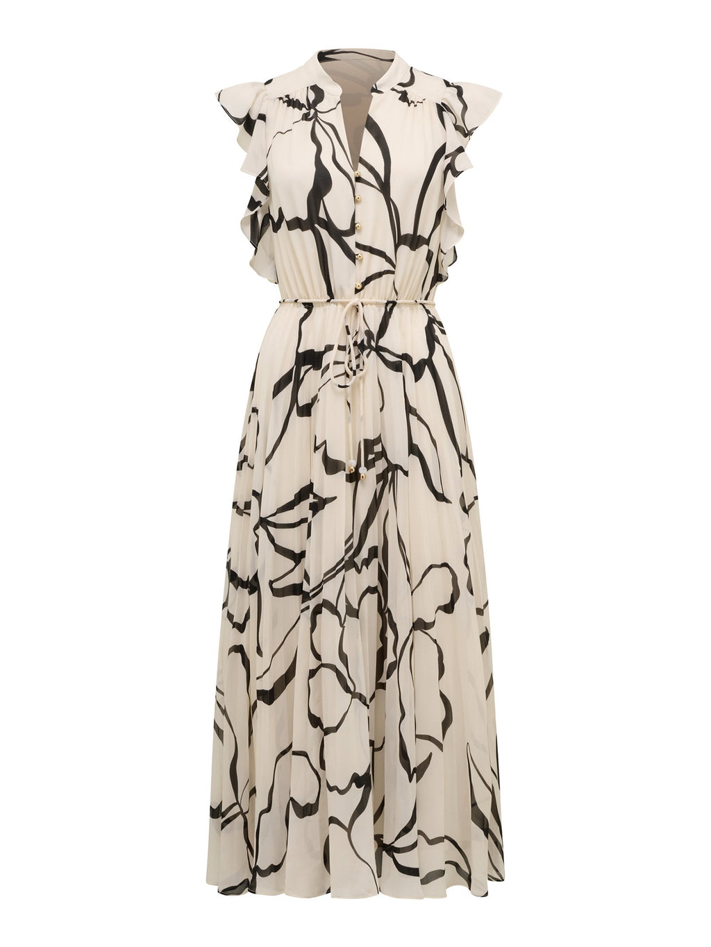  Morgan Pleated Midi Dress