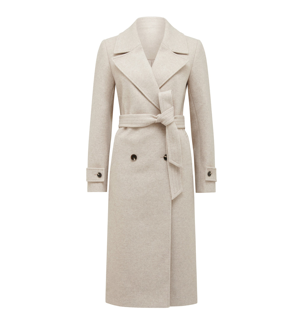 Cara Double Breasted Wrap Coat