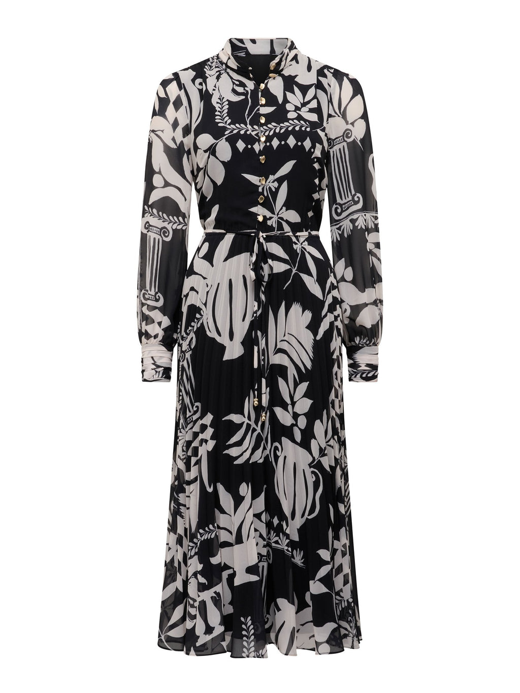  Annabel Button Through Midi Dress